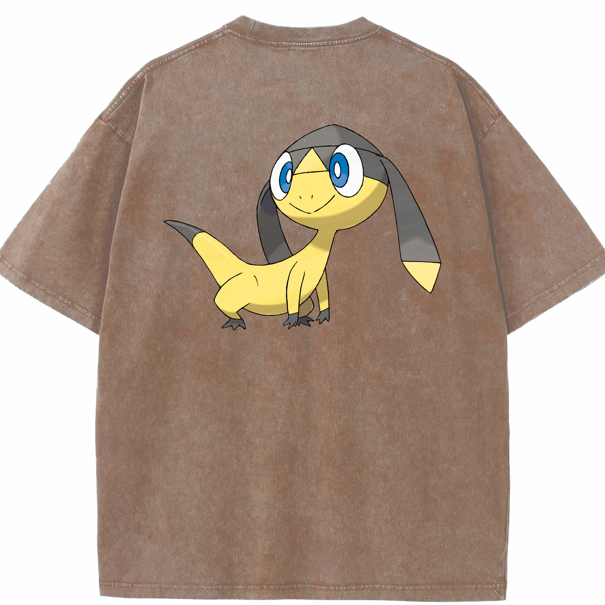 （画像用） ポケットモンスター Pokémon 綿100% ヴィンテージ風 半袖Tシャツ（背面プリント）