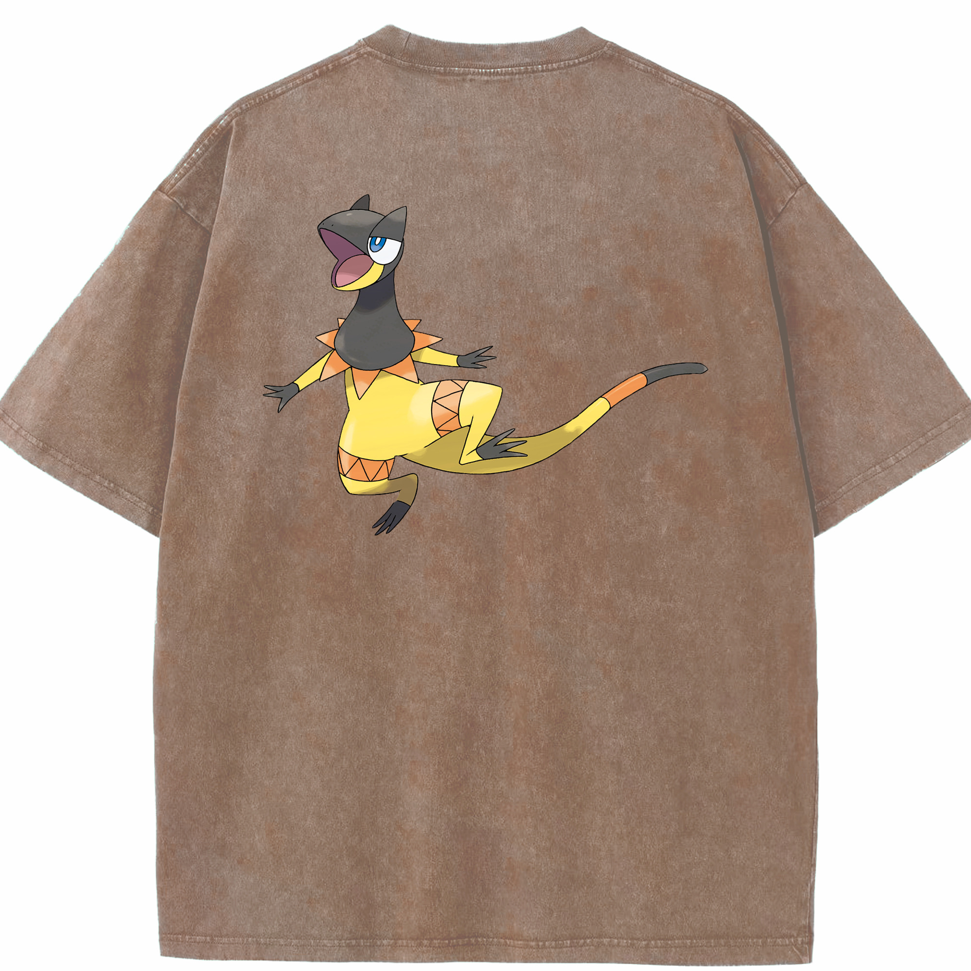 （画像用） ポケットモンスター Pokémon 綿100% ヴィンテージ風 半袖Tシャツ（背面プリント）