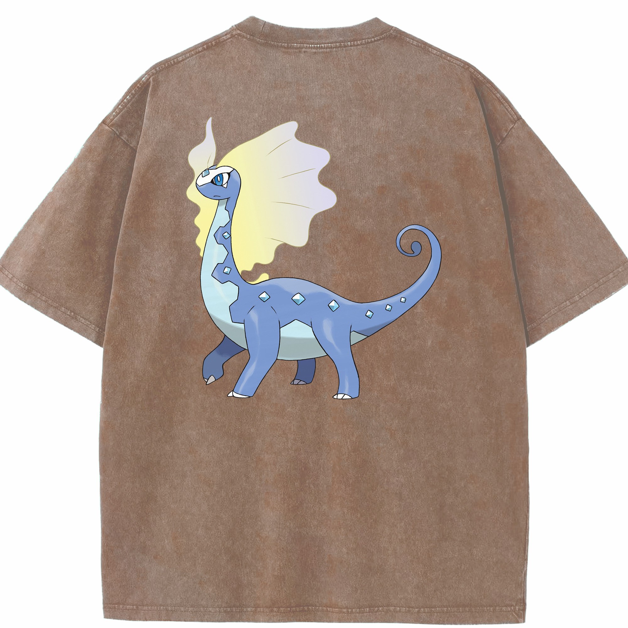 （画像用） ポケットモンスター Pokémon 綿100% ヴィンテージ風 半袖Tシャツ（背面プリント）