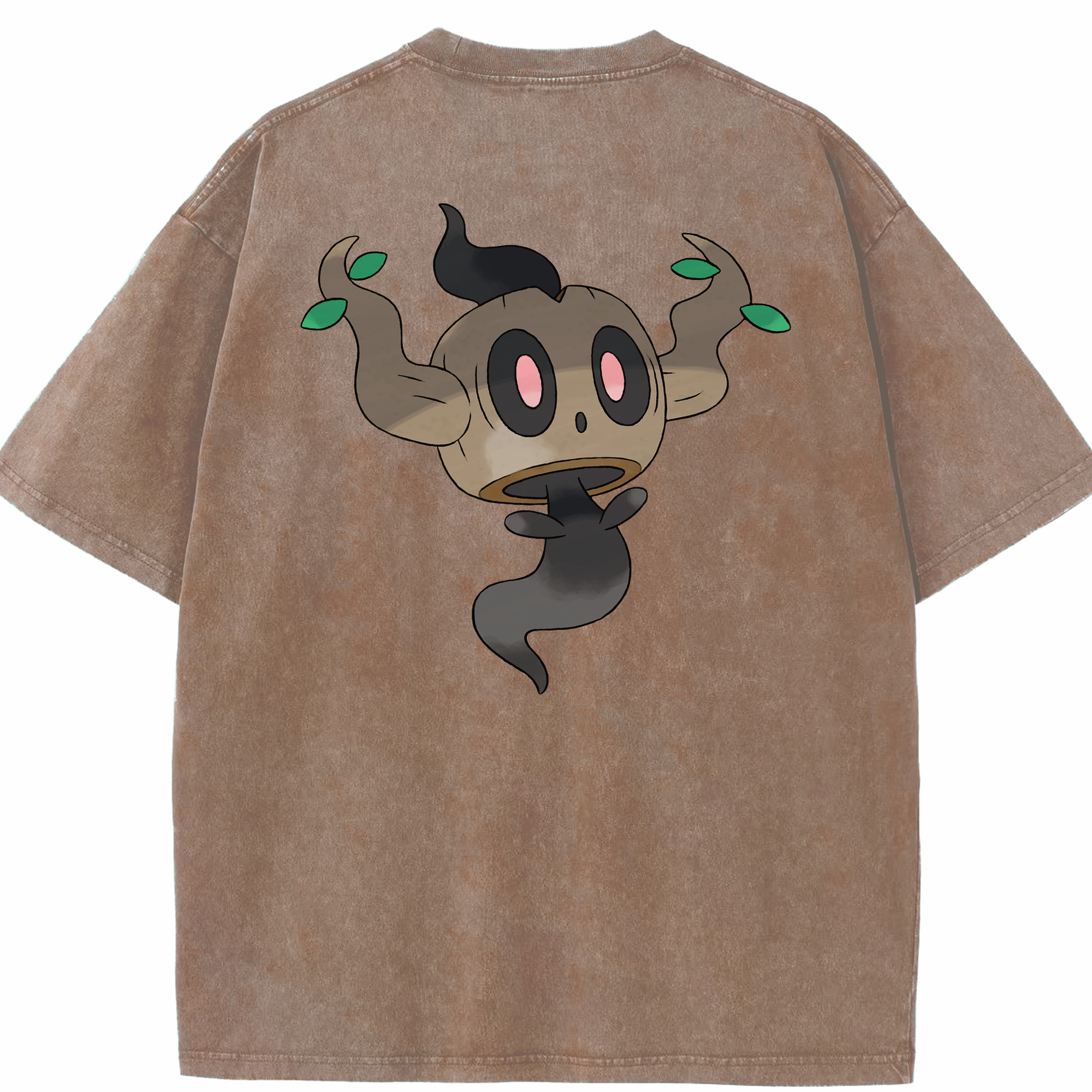 （画像用） ポケットモンスター Pokémon 綿100% ヴィンテージ風 半袖Tシャツ（背面プリント）