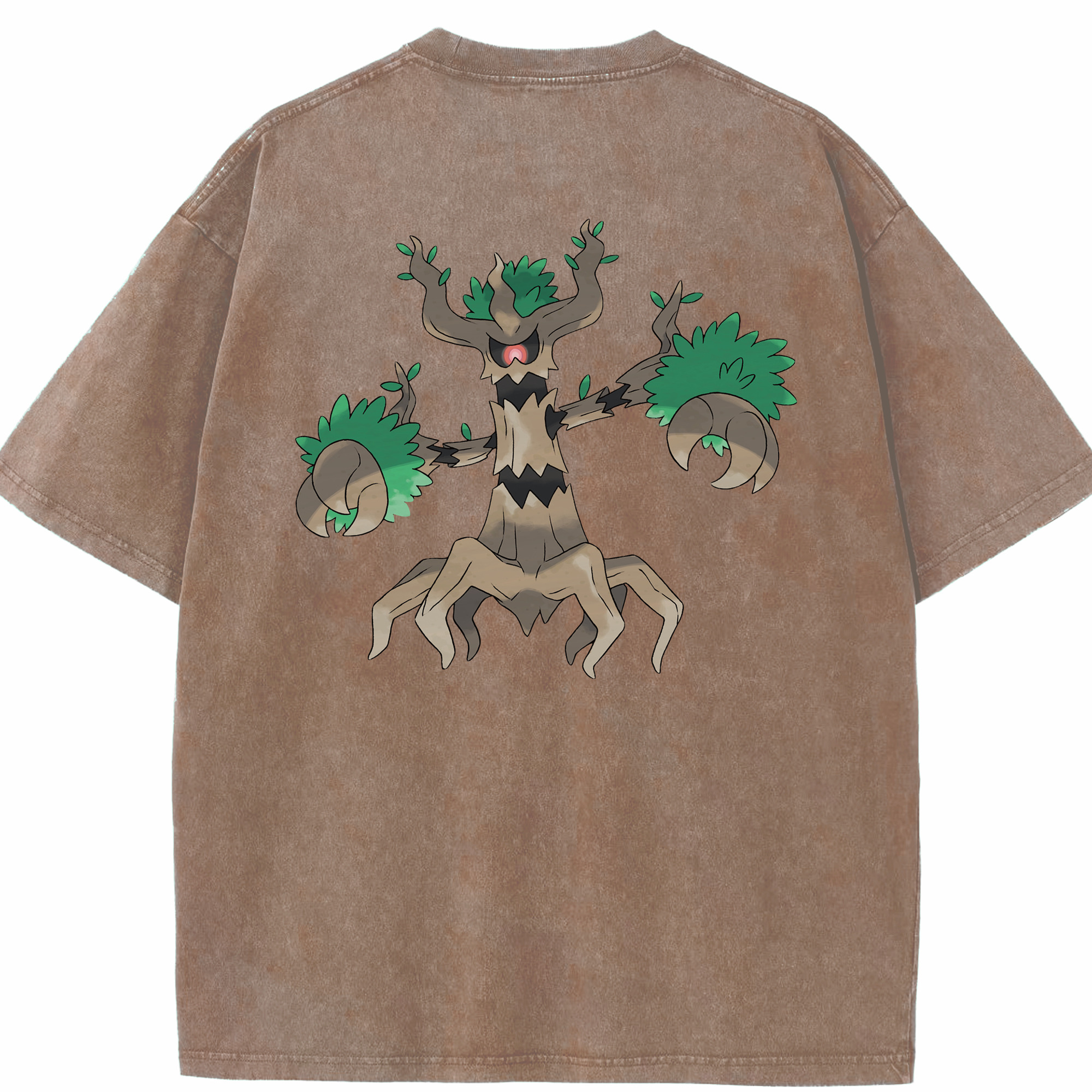 （画像用） ポケットモンスター Pokémon 綿100% ヴィンテージ風 半袖Tシャツ（背面プリント）