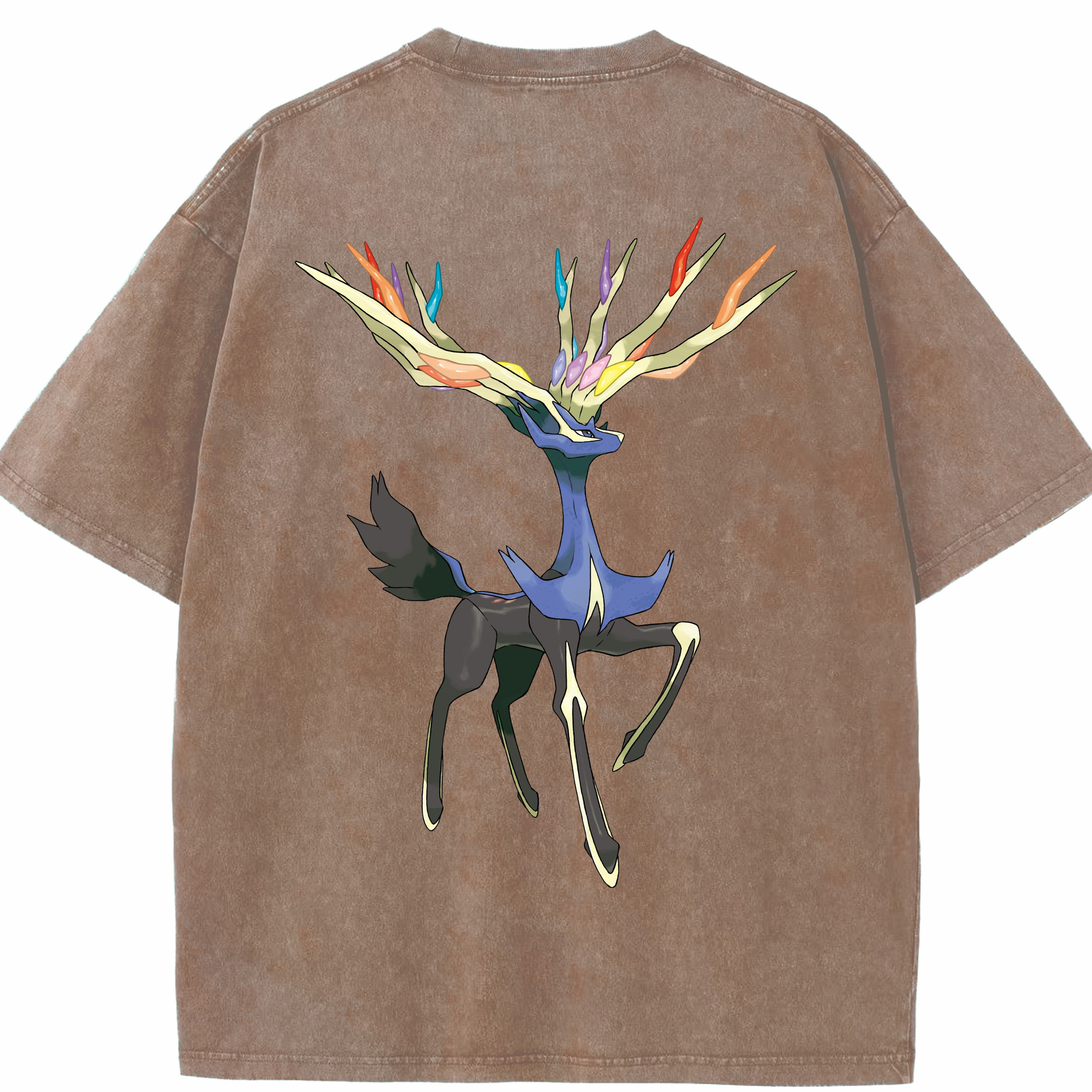 （画像用） ポケットモンスター Pokémon 綿100% ヴィンテージ風 半袖Tシャツ（背面プリント）