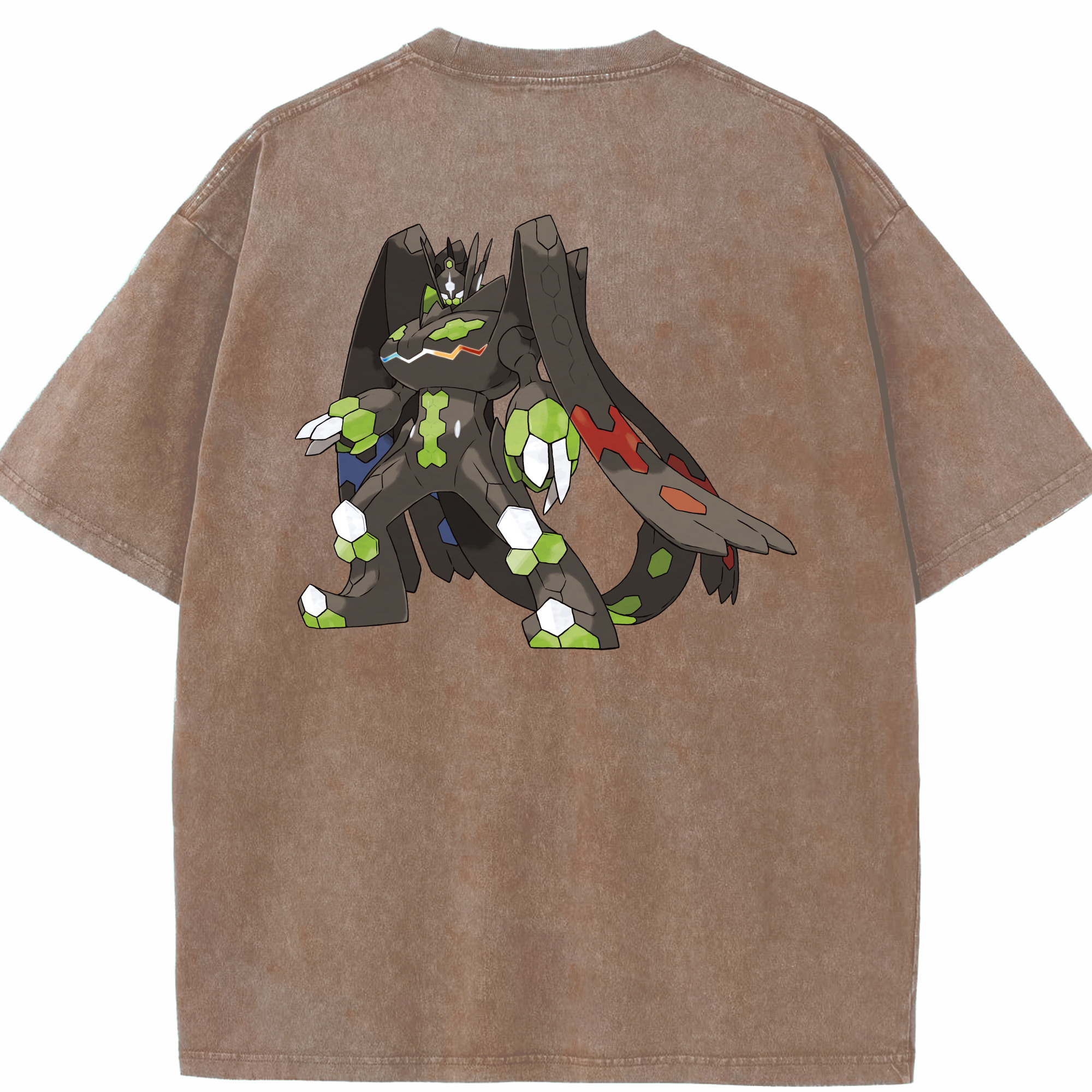 （画像用） ポケットモンスター Pokémon 綿100% ヴィンテージ風 半袖Tシャツ（背面プリント）
