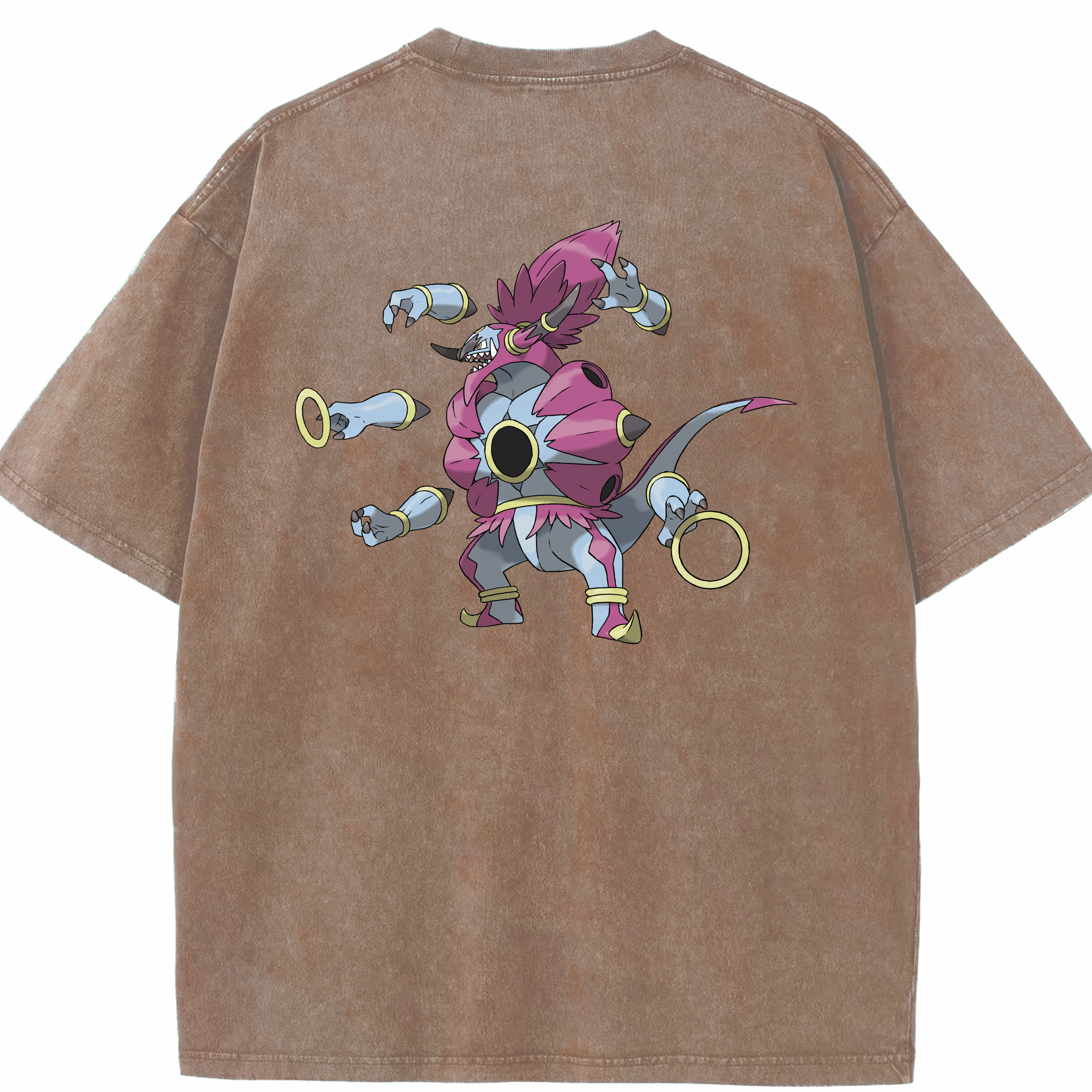 （画像用） ポケットモンスター Pokémon 綿100% ヴィンテージ風 半袖Tシャツ（背面プリント）