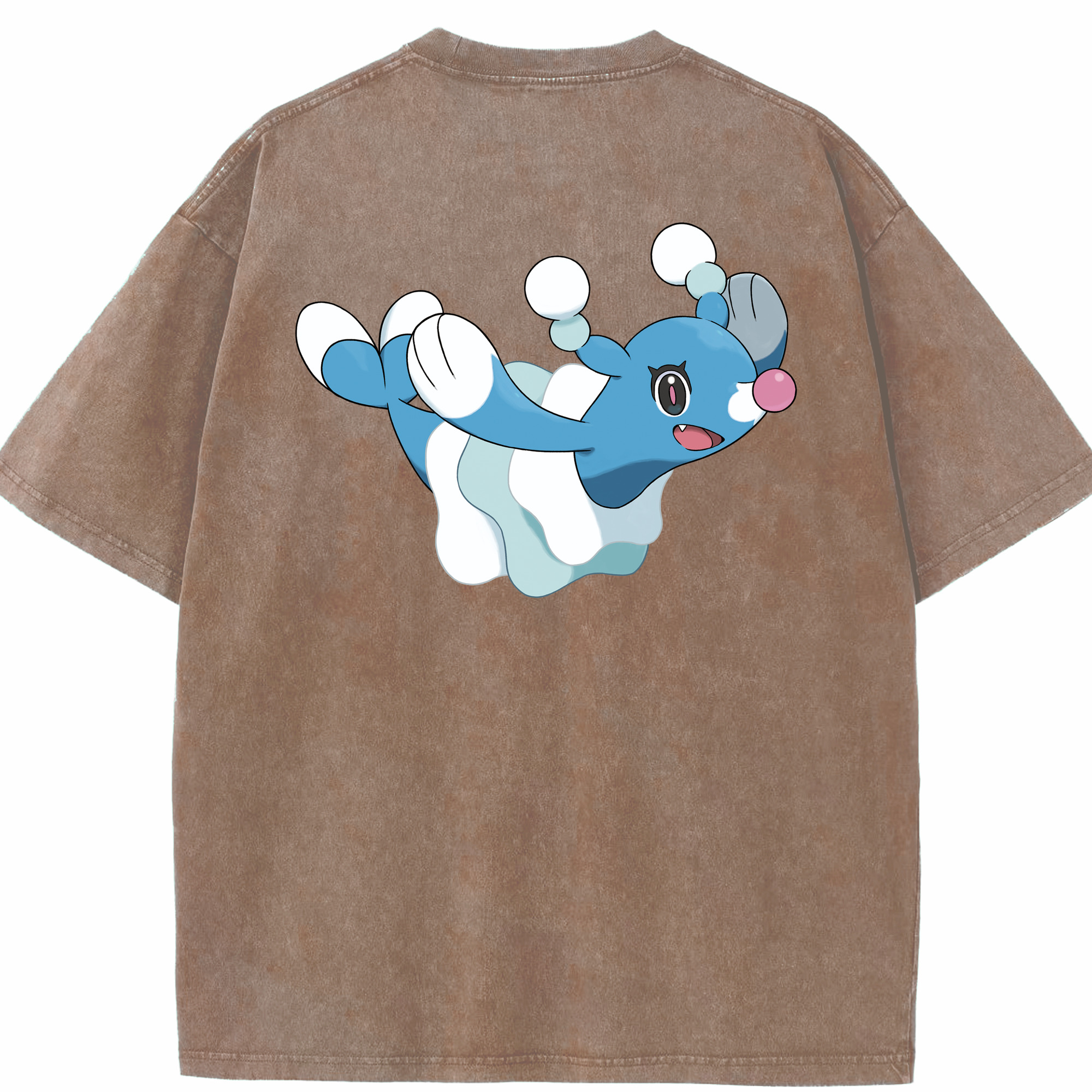 （画像用） ポケットモンスター Pokémon 綿100% ヴィンテージ風 半袖Tシャツ（背面プリント）