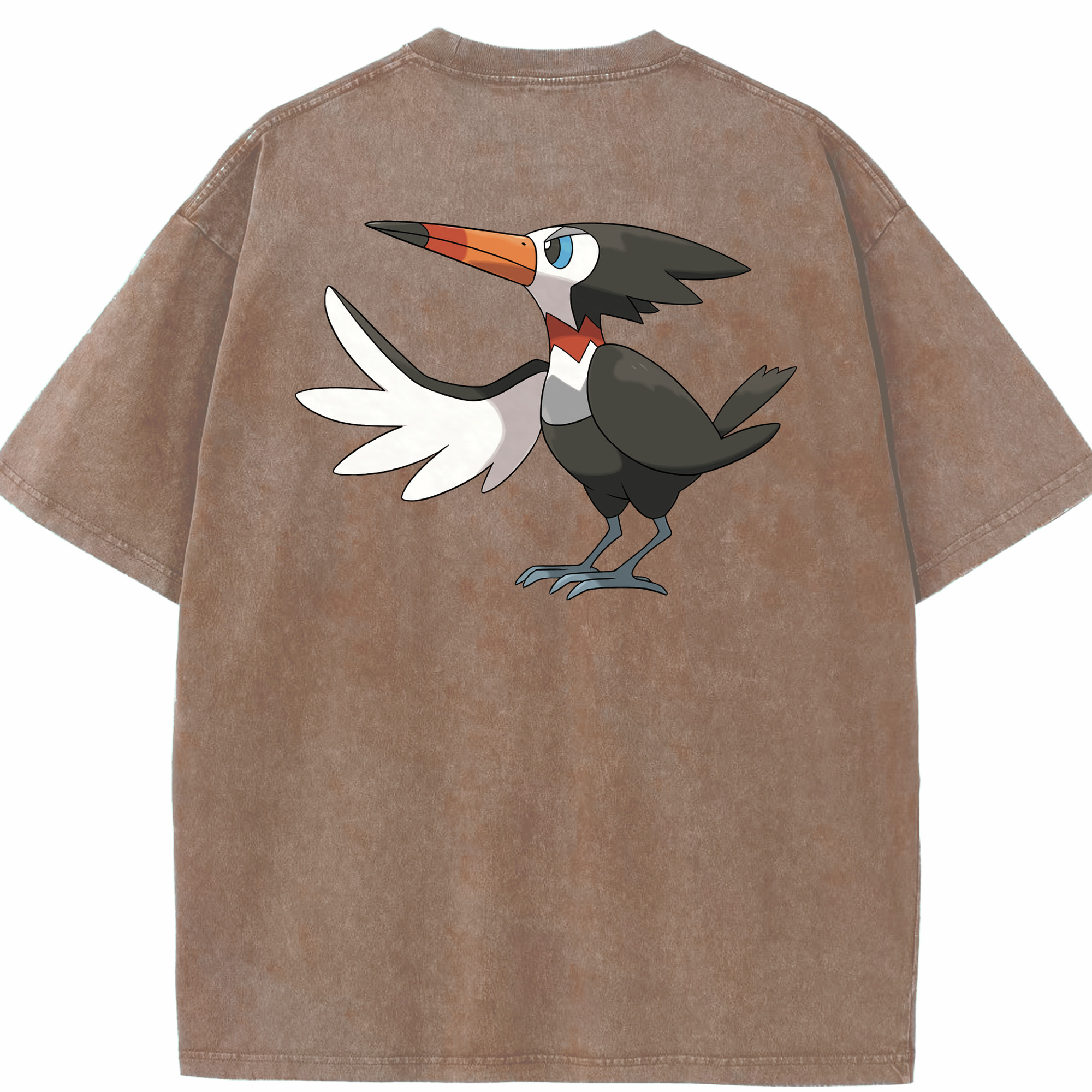 （画像用） ポケットモンスター Pokémon 綿100% ヴィンテージ風 半袖Tシャツ（背面プリント）