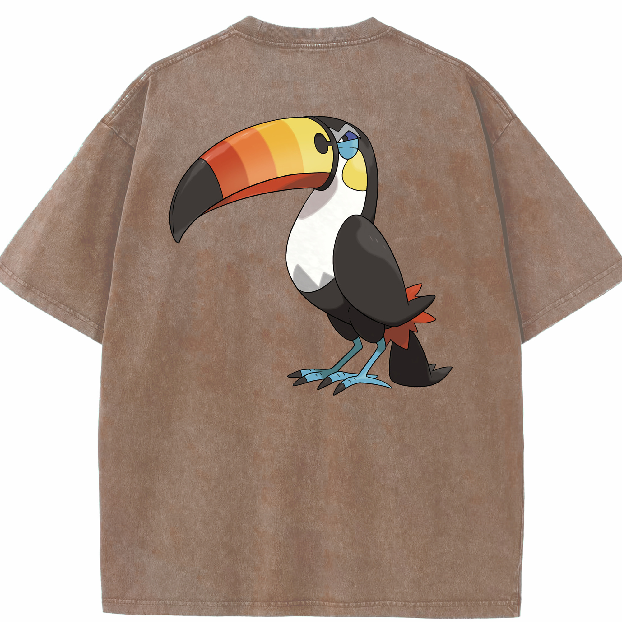 （画像用） ポケットモンスター Pokémon 綿100% ヴィンテージ風 半袖Tシャツ（背面プリント）