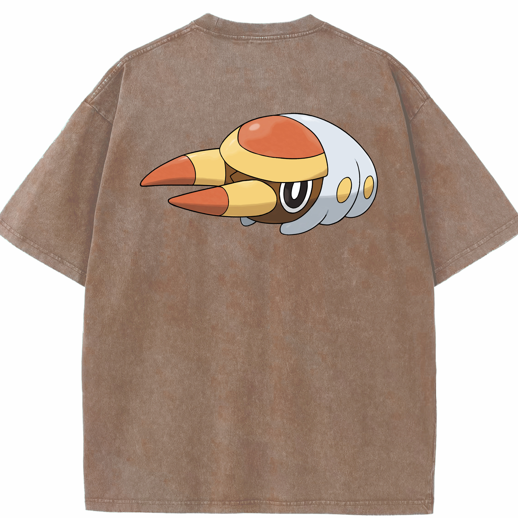 （画像用） ポケットモンスター Pokémon 綿100% ヴィンテージ風 半袖Tシャツ（背面プリント）