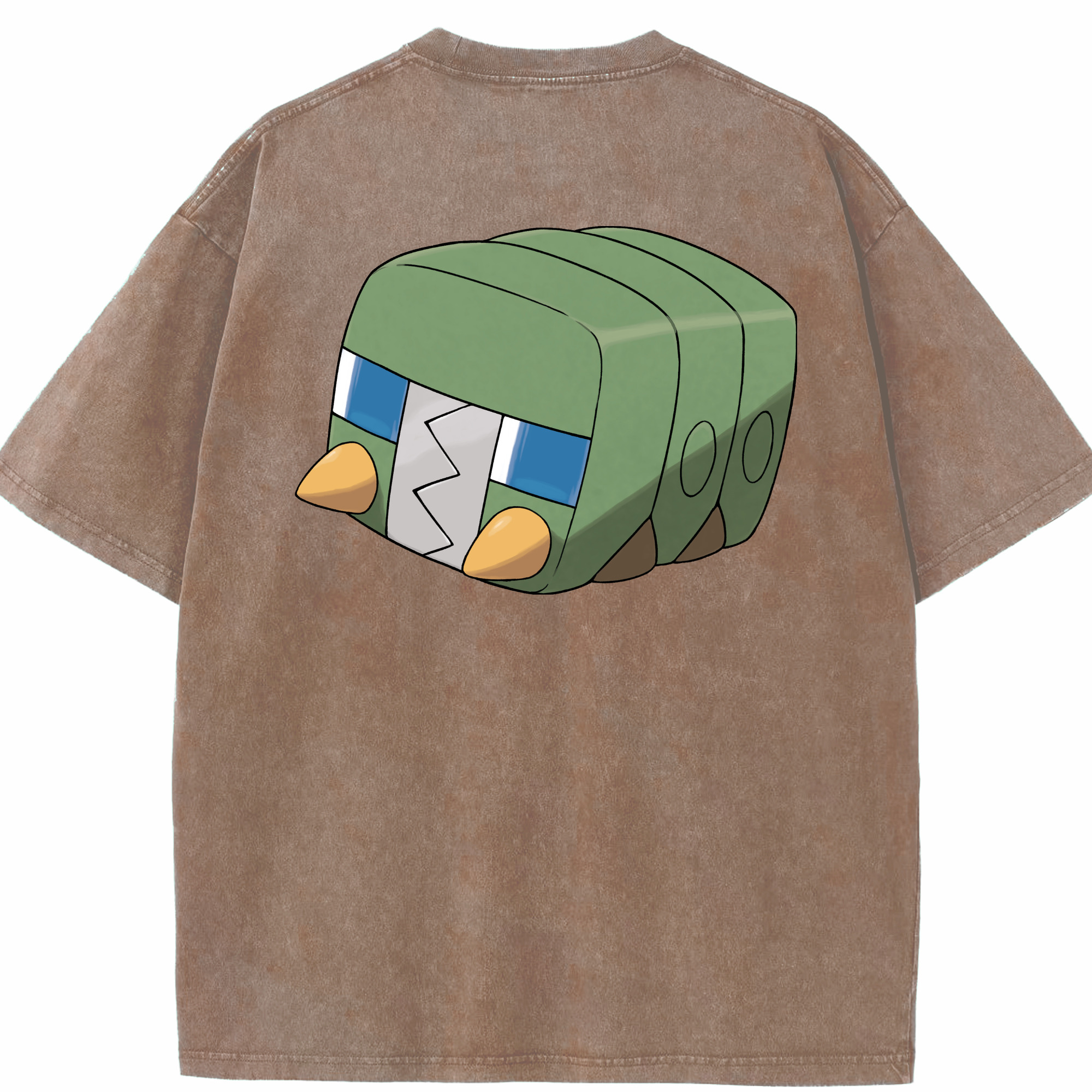 （画像用） ポケットモンスター Pokémon 綿100% ヴィンテージ風 半袖Tシャツ（背面プリント）