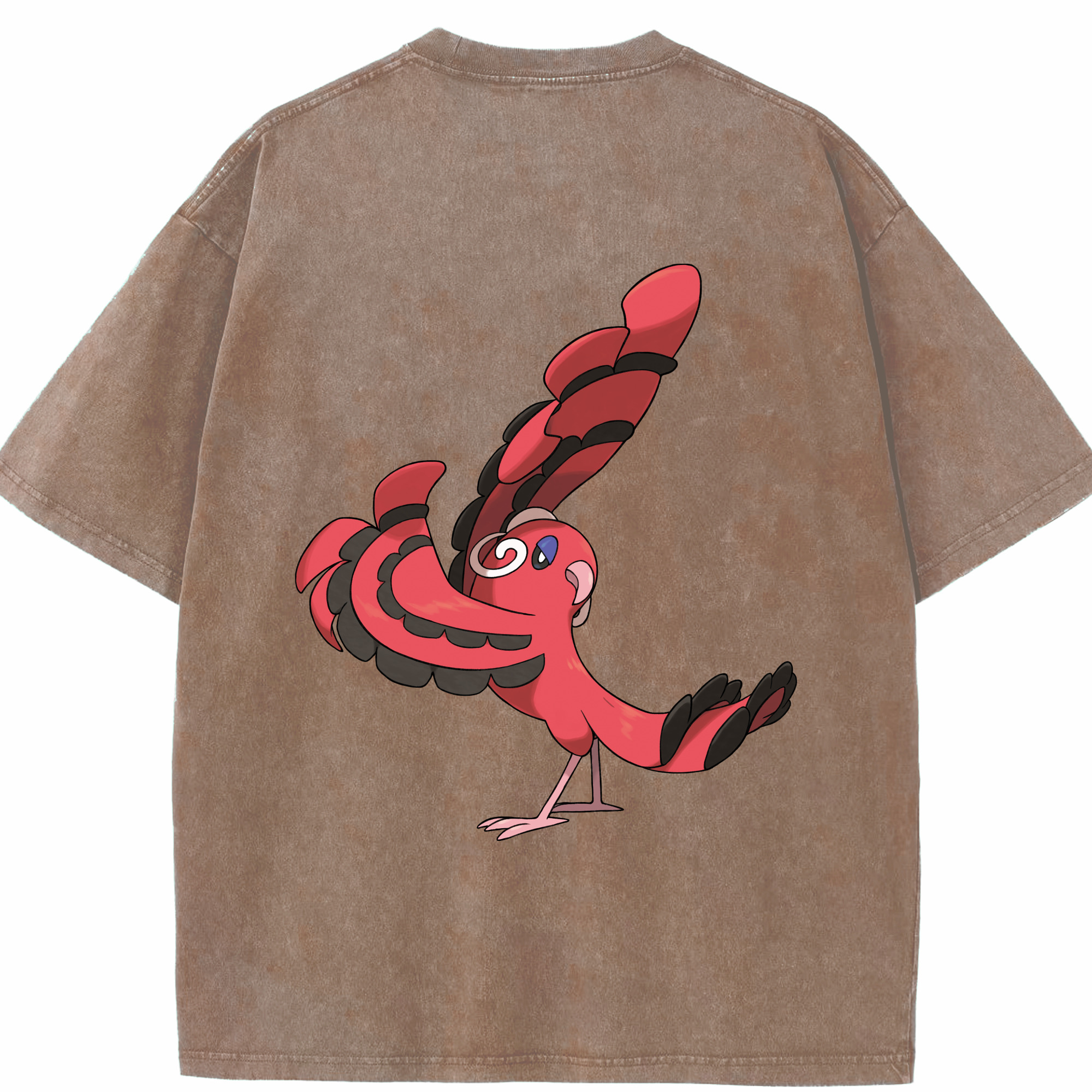 （画像用） ポケットモンスター Pokémon 綿100% ヴィンテージ風 半袖Tシャツ（背面プリント）