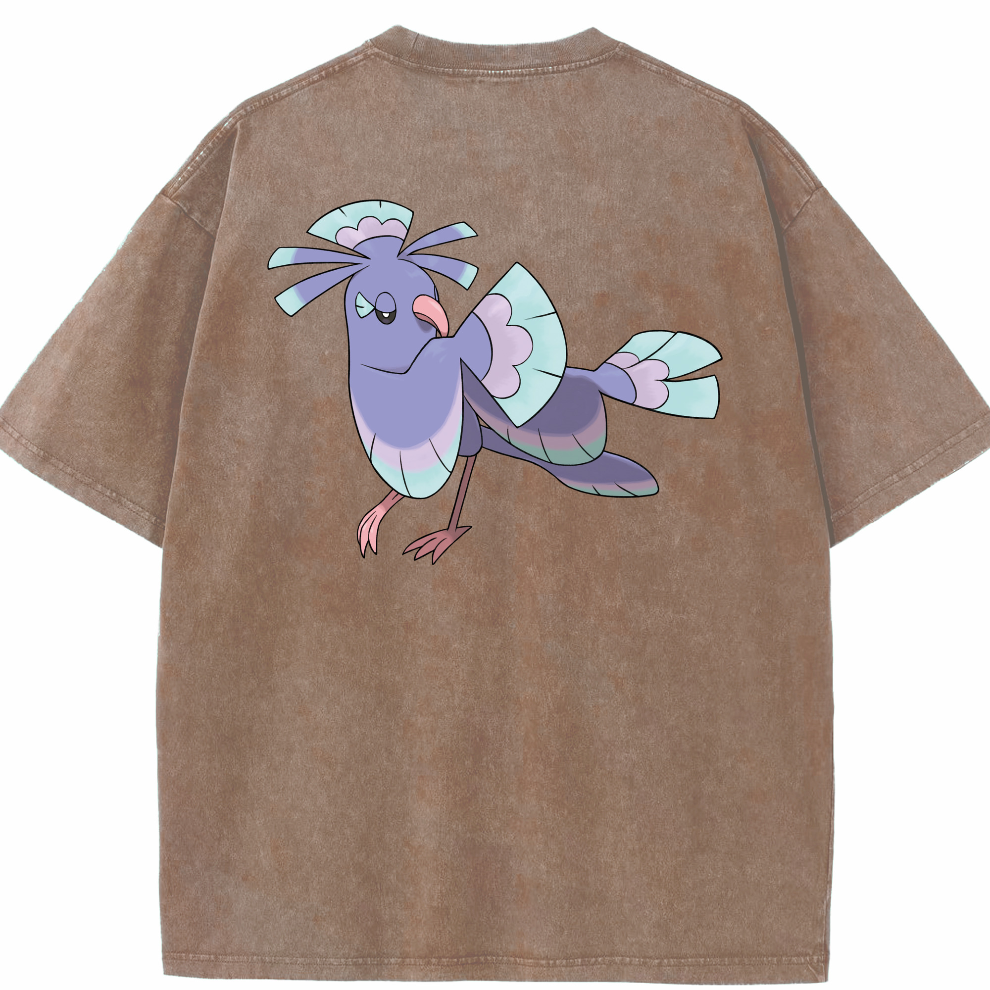 （画像用） ポケットモンスター Pokémon 綿100% ヴィンテージ風 半袖Tシャツ（背面プリント）