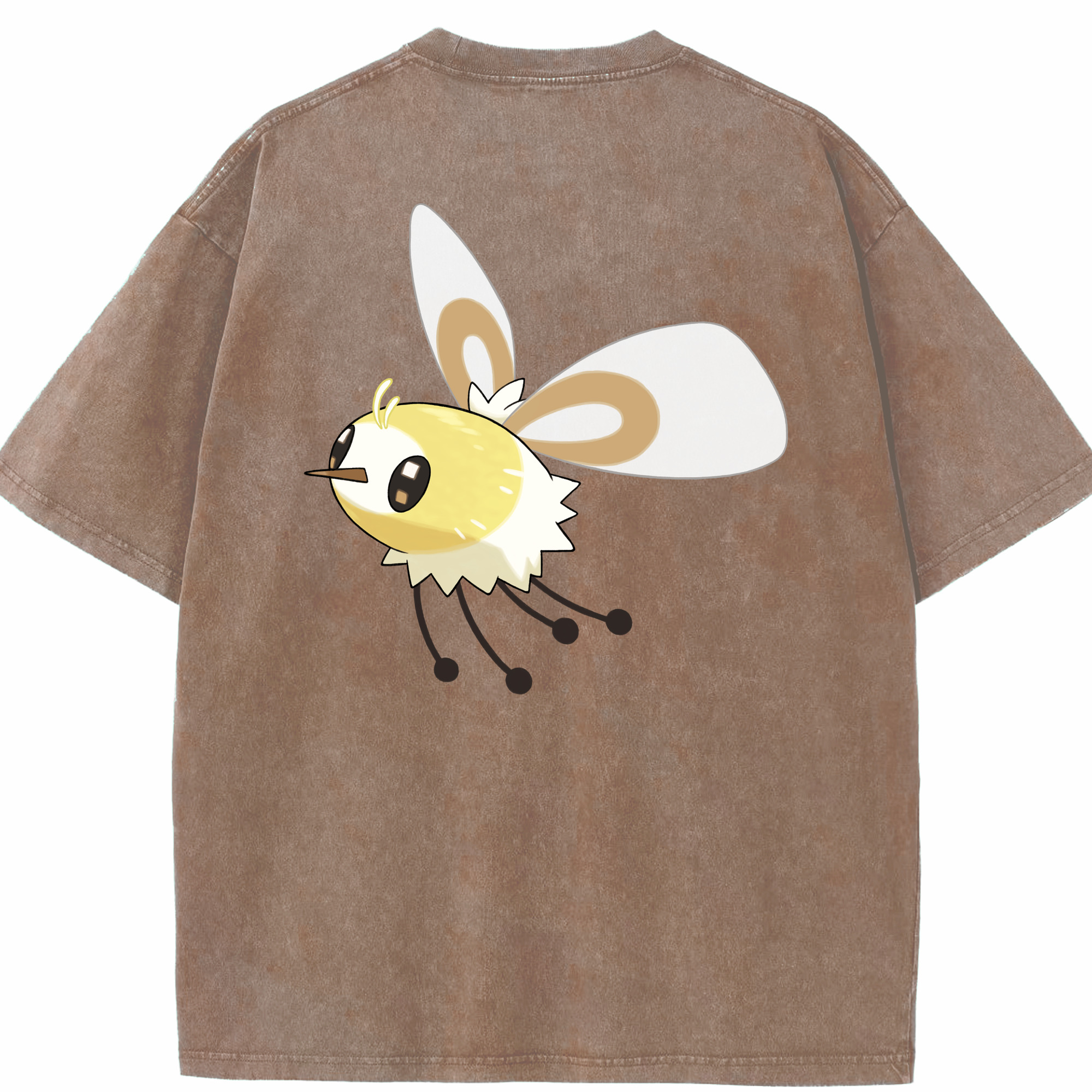 （画像用） ポケットモンスター Pokémon 綿100% ヴィンテージ風 半袖Tシャツ（背面プリント）