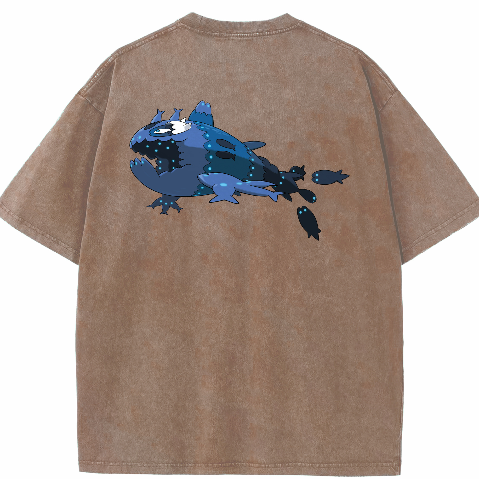 （画像用） ポケットモンスター Pokémon 綿100% ヴィンテージ風 半袖Tシャツ（背面プリント）