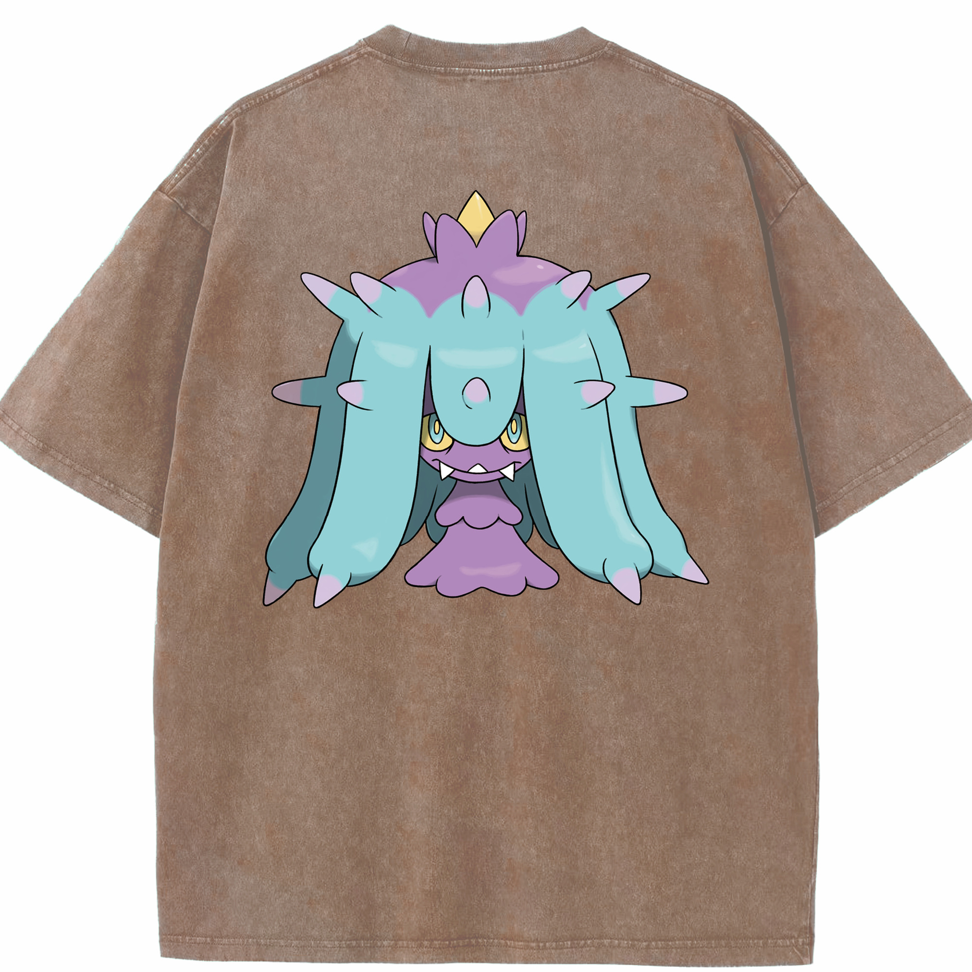 （画像用） ポケットモンスター Pokémon 綿100% ヴィンテージ風 半袖Tシャツ（背面プリント）