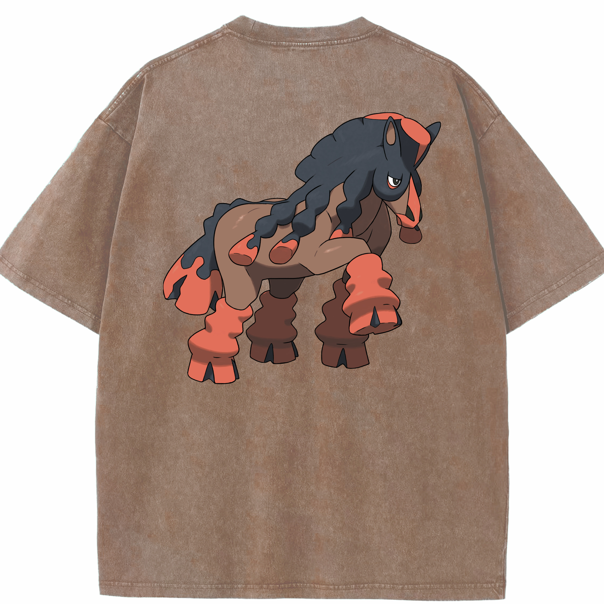 （画像用） ポケットモンスター Pokémon 綿100% ヴィンテージ風 半袖Tシャツ（背面プリント）