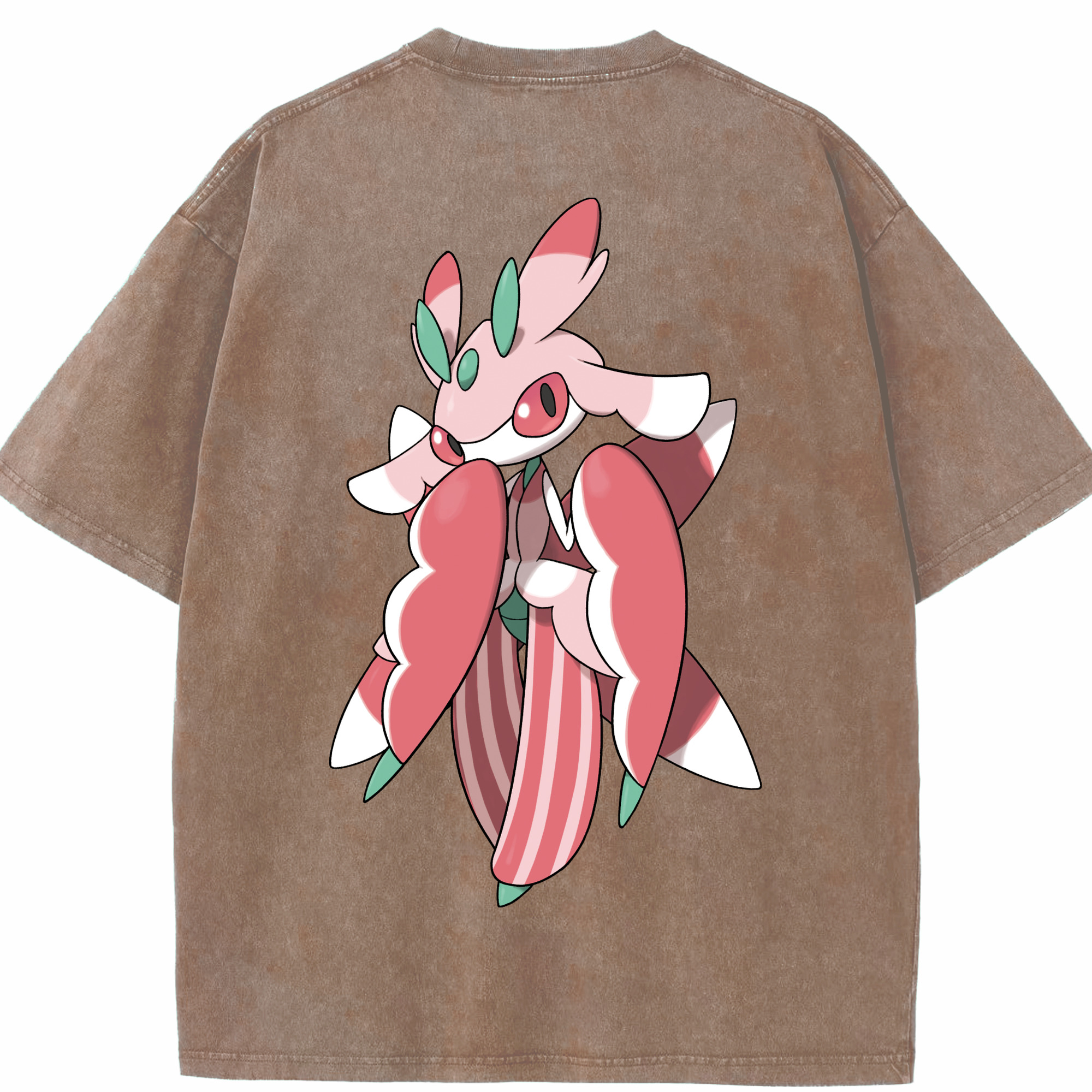 （画像用） ポケットモンスター Pokémon 綿100% ヴィンテージ風 半袖Tシャツ（背面プリント）