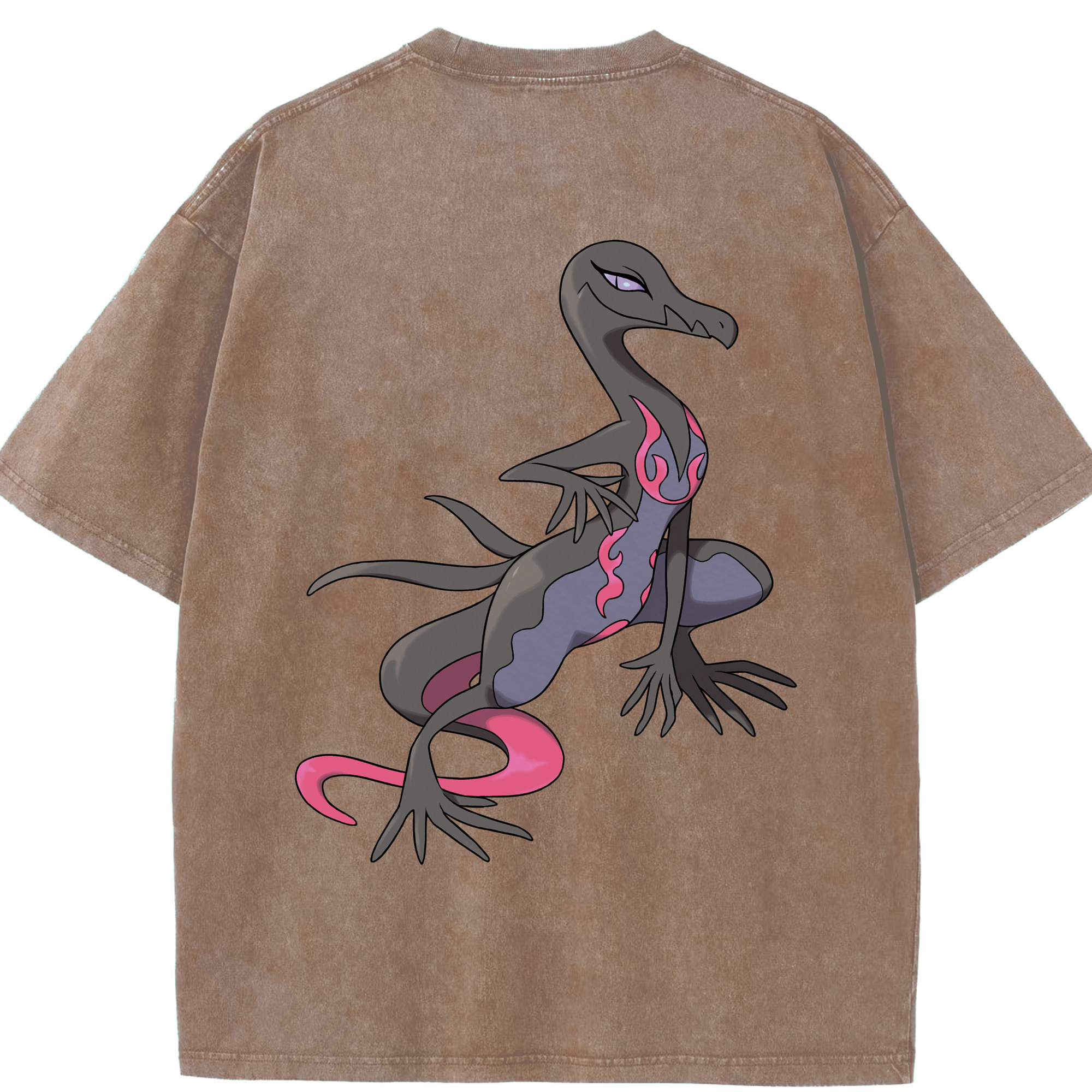 （画像用） ポケットモンスター Pokémon 綿100% ヴィンテージ風 半袖Tシャツ（背面プリント）