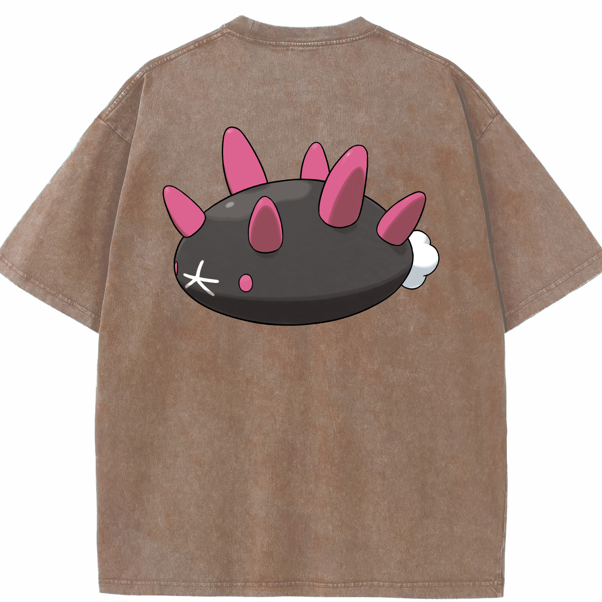 （画像用） ポケットモンスター Pokémon 綿100% ヴィンテージ風 半袖Tシャツ（背面プリント）