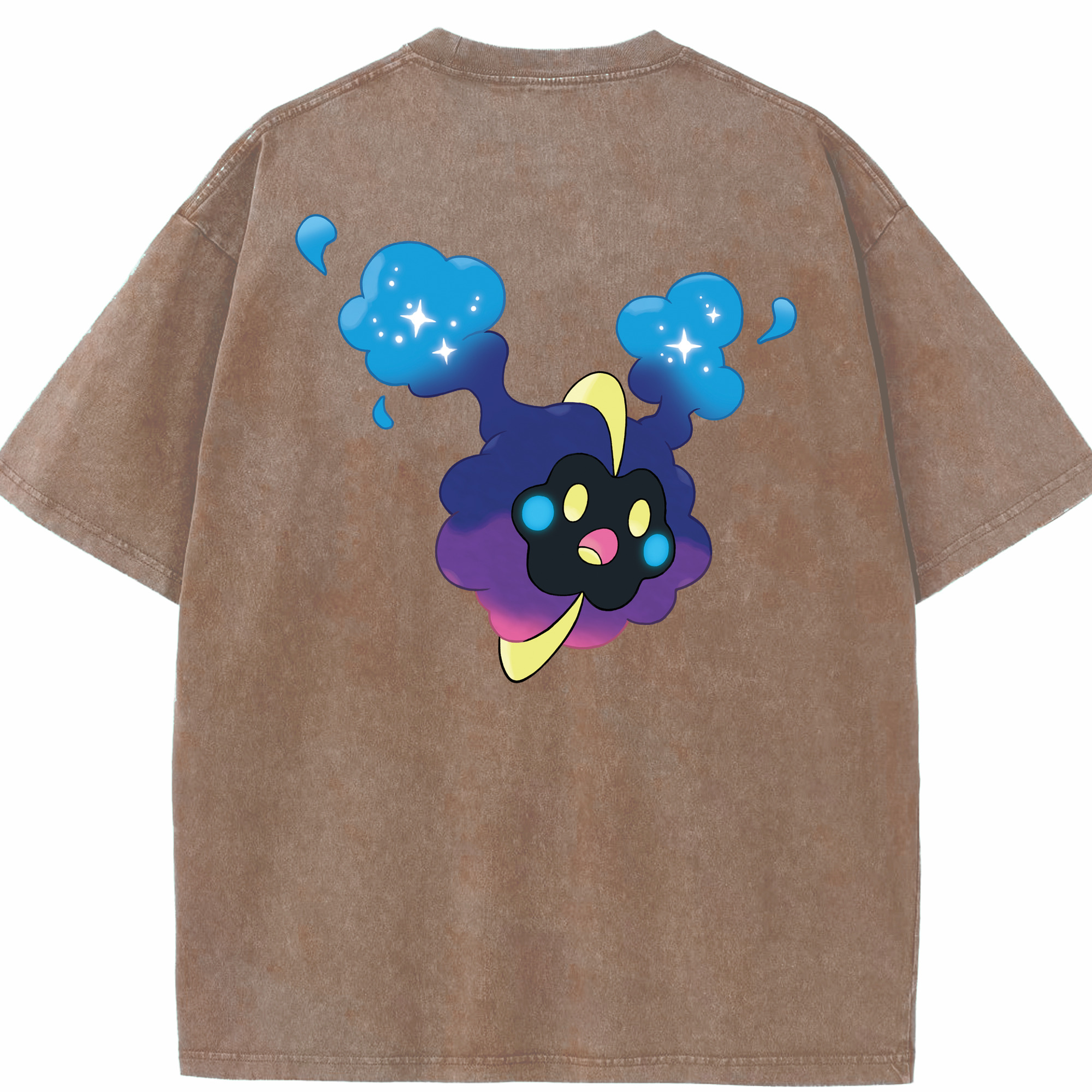 （画像用） ポケットモンスター Pokémon 綿100% ヴィンテージ風 半袖Tシャツ（背面プリント）