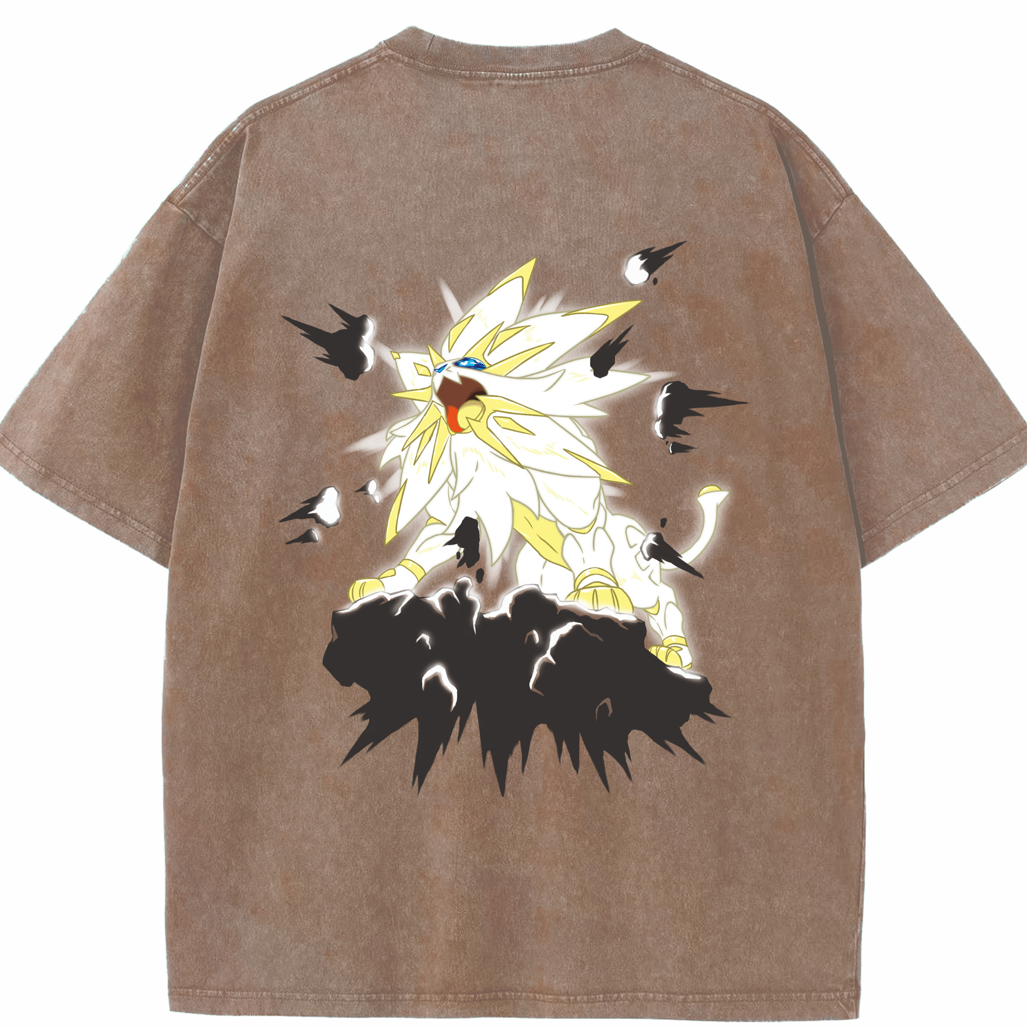 （画像用） ポケットモンスター Pokémon 綿100% ヴィンテージ風 半袖Tシャツ（背面プリント）