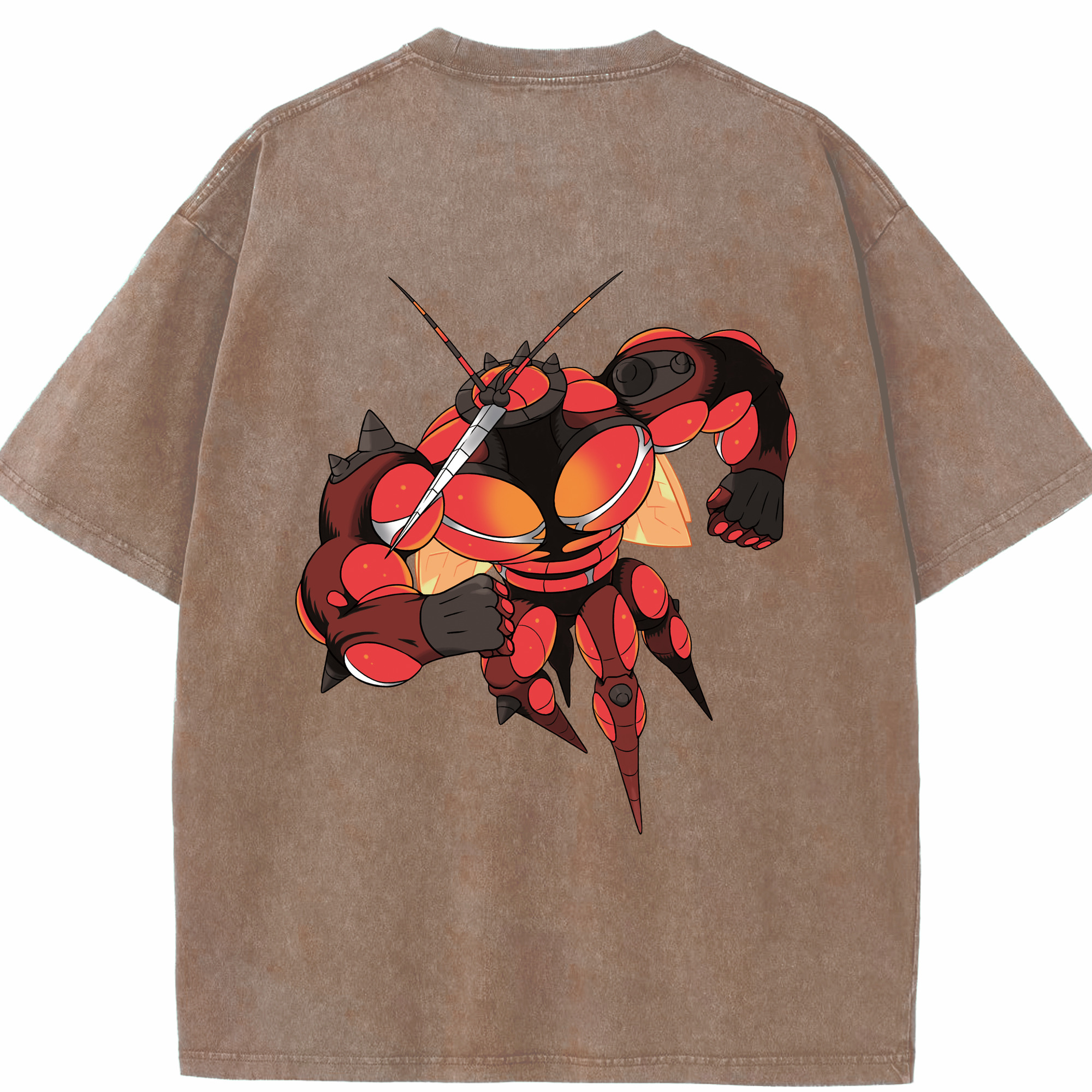 （画像用） ポケットモンスター Pokémon 綿100% ヴィンテージ風 半袖Tシャツ（背面プリント）