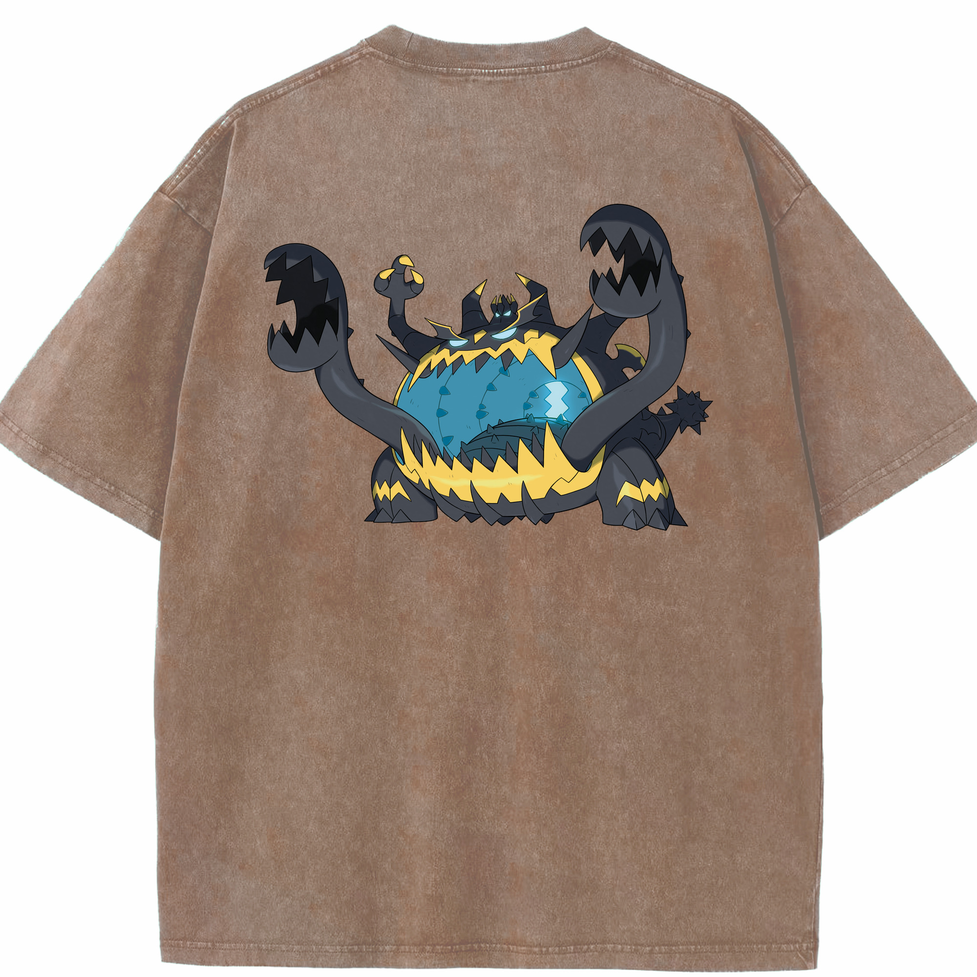 （画像用） ポケットモンスター Pokémon 綿100% ヴィンテージ風 半袖Tシャツ（背面プリント）