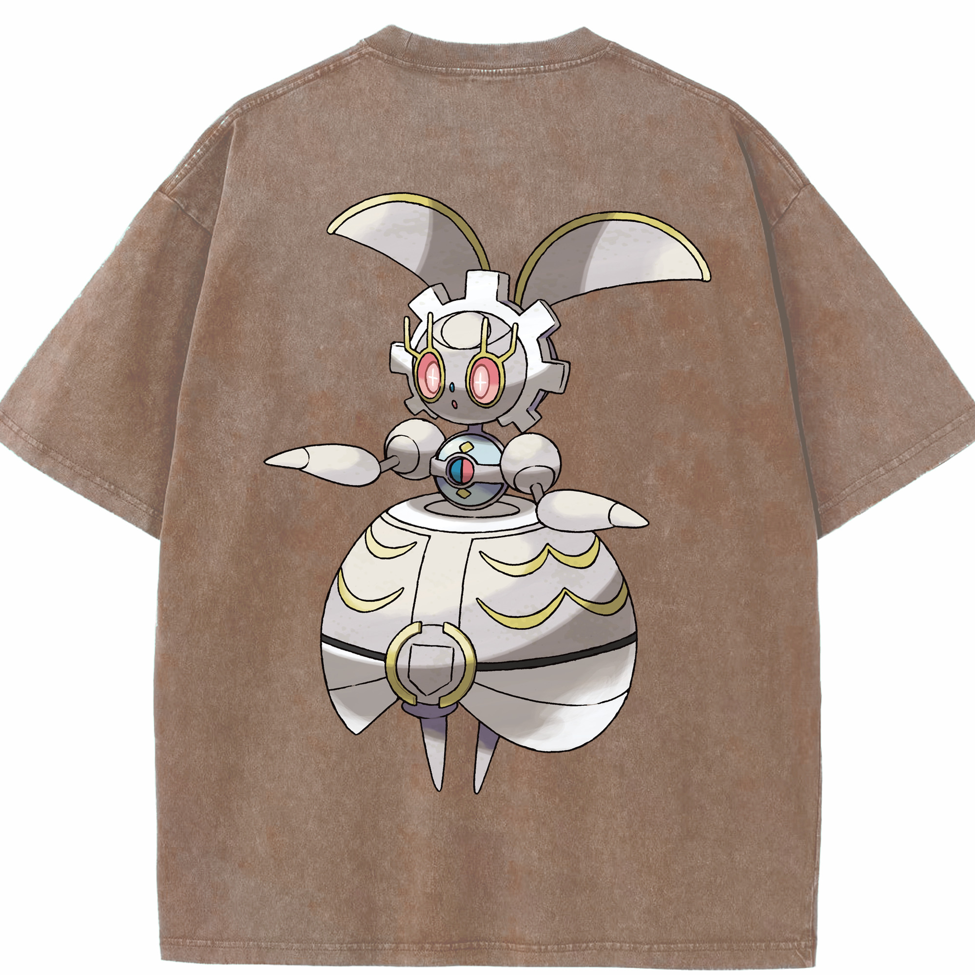 （画像用） ポケットモンスター Pokémon 綿100% ヴィンテージ風 半袖Tシャツ（背面プリント）