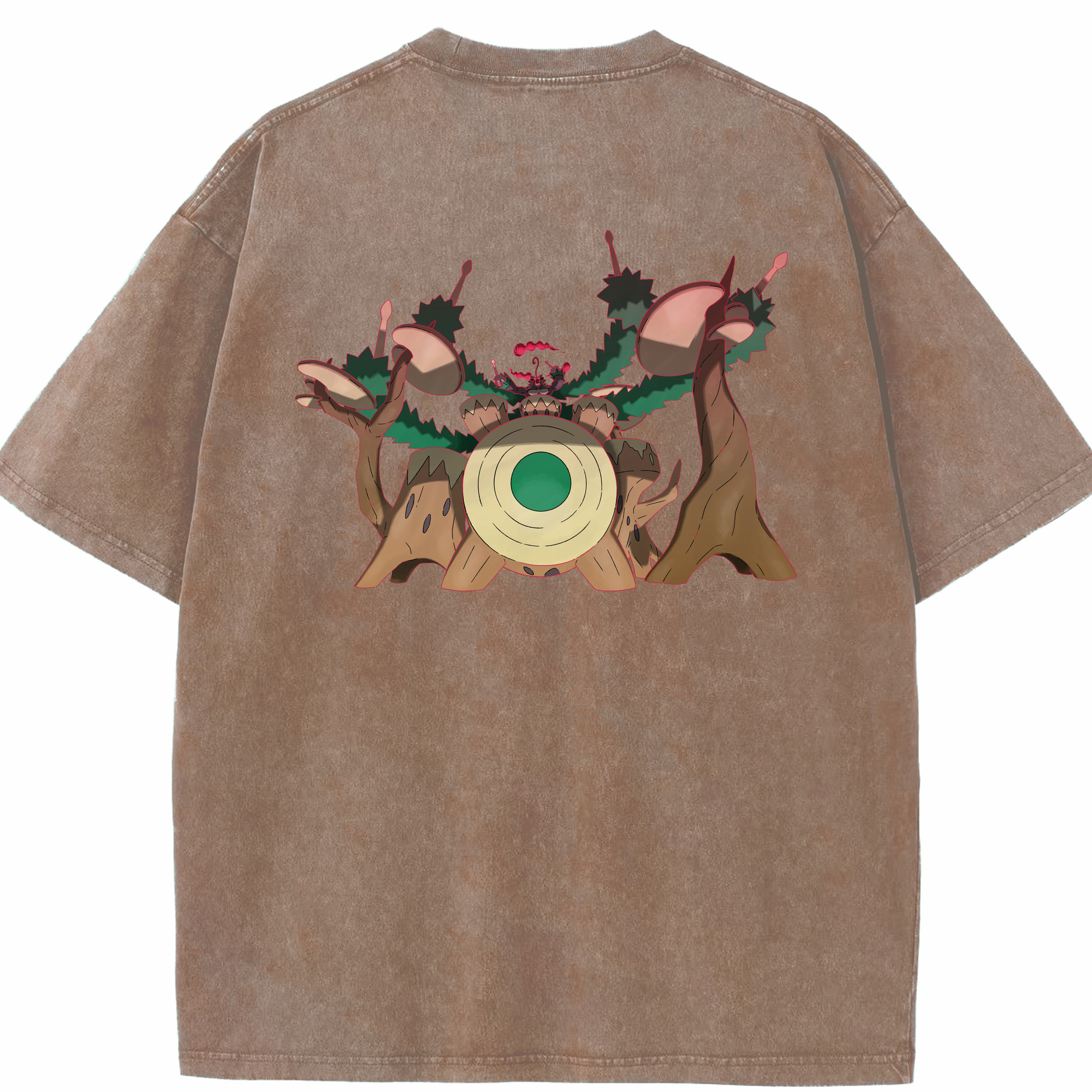 （画像用） ポケットモンスター Pokémon 綿100% ヴィンテージ風 半袖Tシャツ（背面プリント）