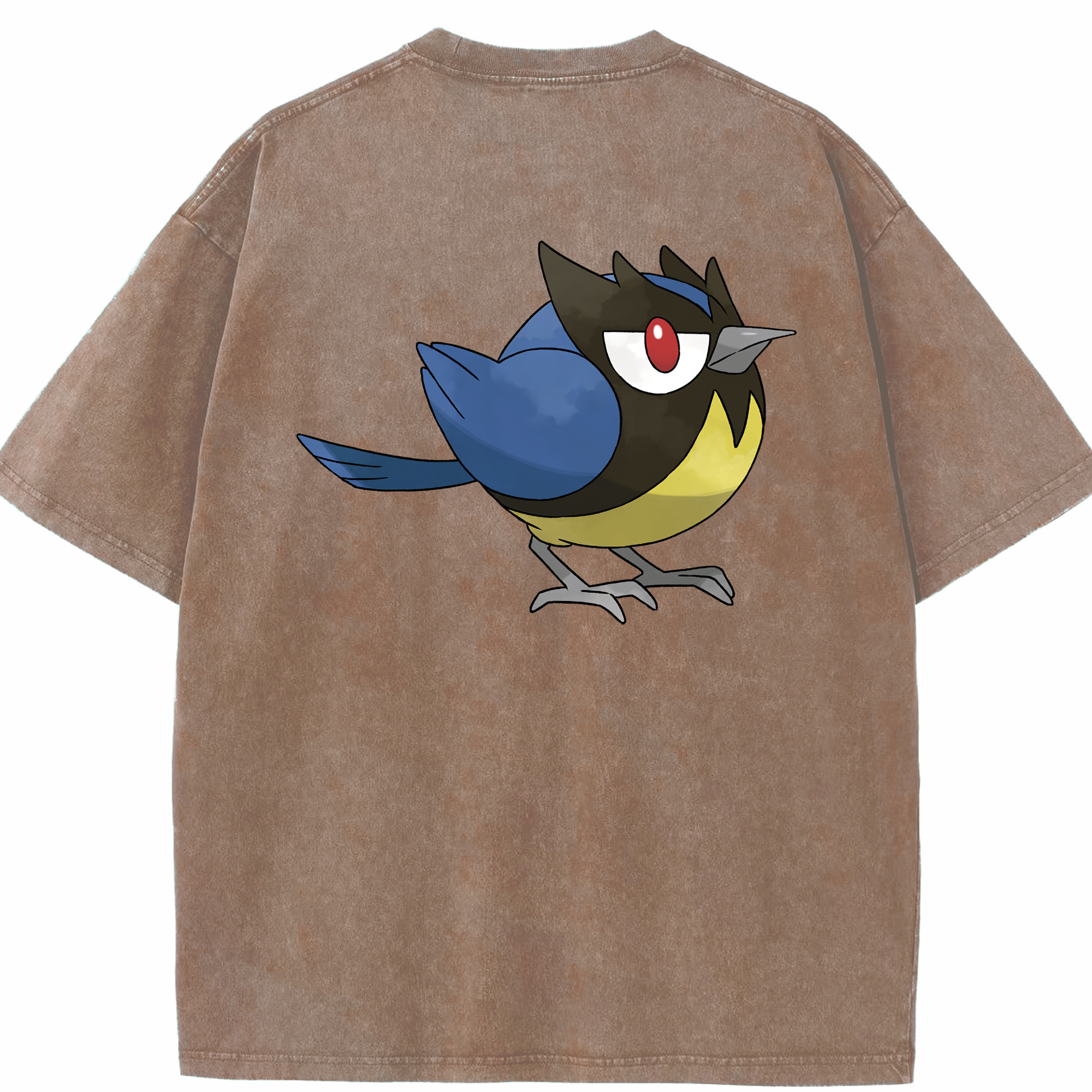 （画像用） ポケットモンスター Pokémon 綿100% ヴィンテージ風 半袖Tシャツ（背面プリント）