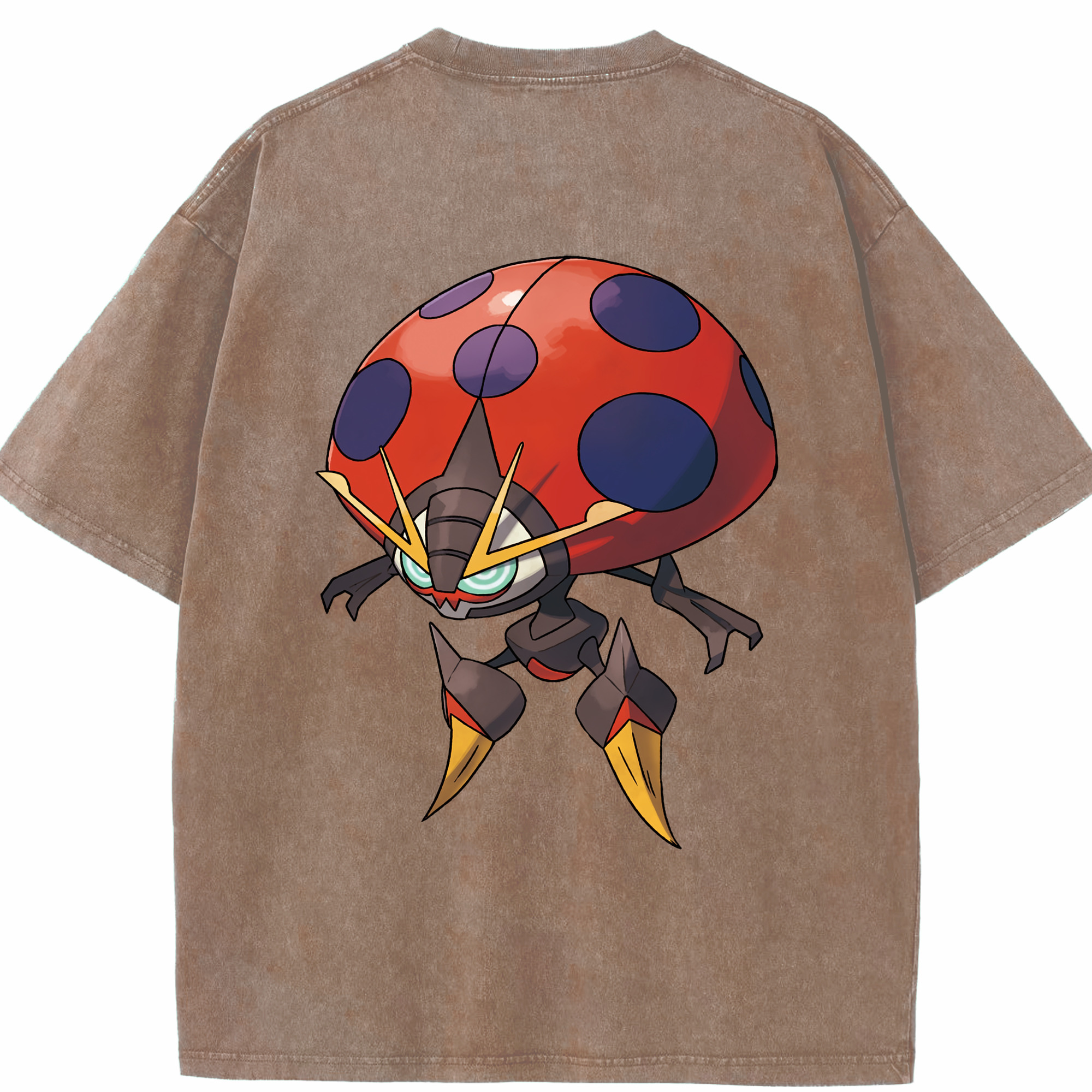 （画像用） ポケットモンスター Pokémon 綿100% ヴィンテージ風 半袖Tシャツ（背面プリント）