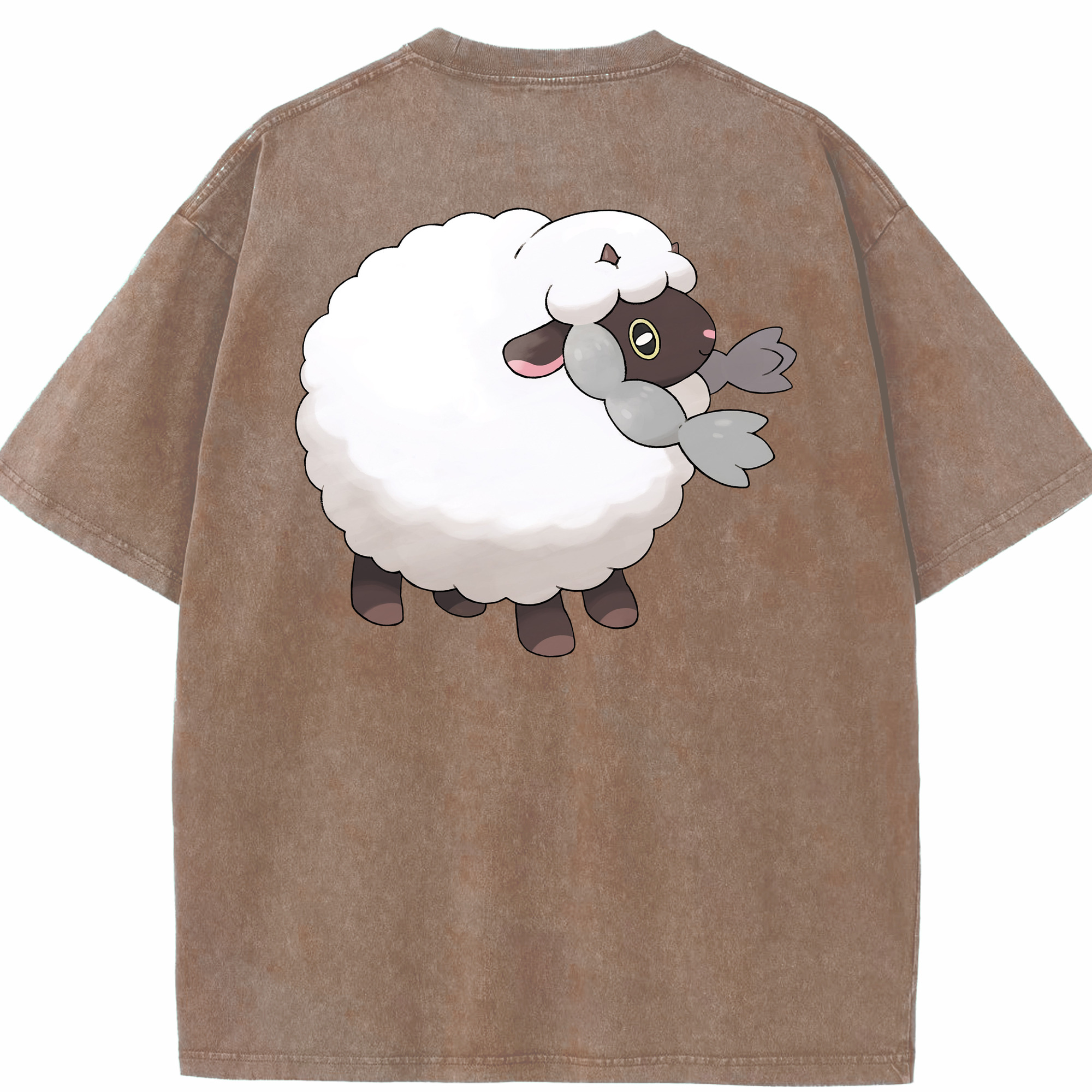 （画像用） ポケットモンスター Pokémon 綿100% ヴィンテージ風 半袖Tシャツ（背面プリント）