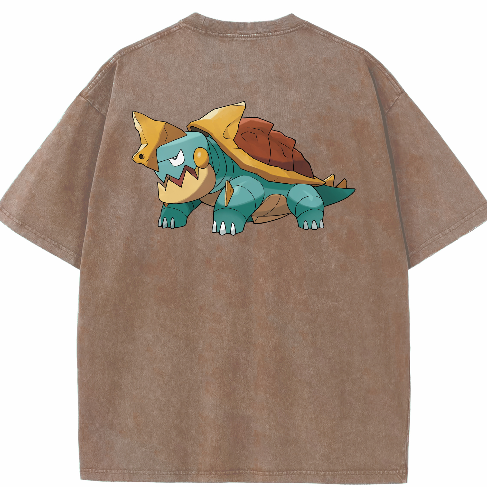 （画像用） ポケットモンスター Pokémon 綿100% ヴィンテージ風 半袖Tシャツ（背面プリント）