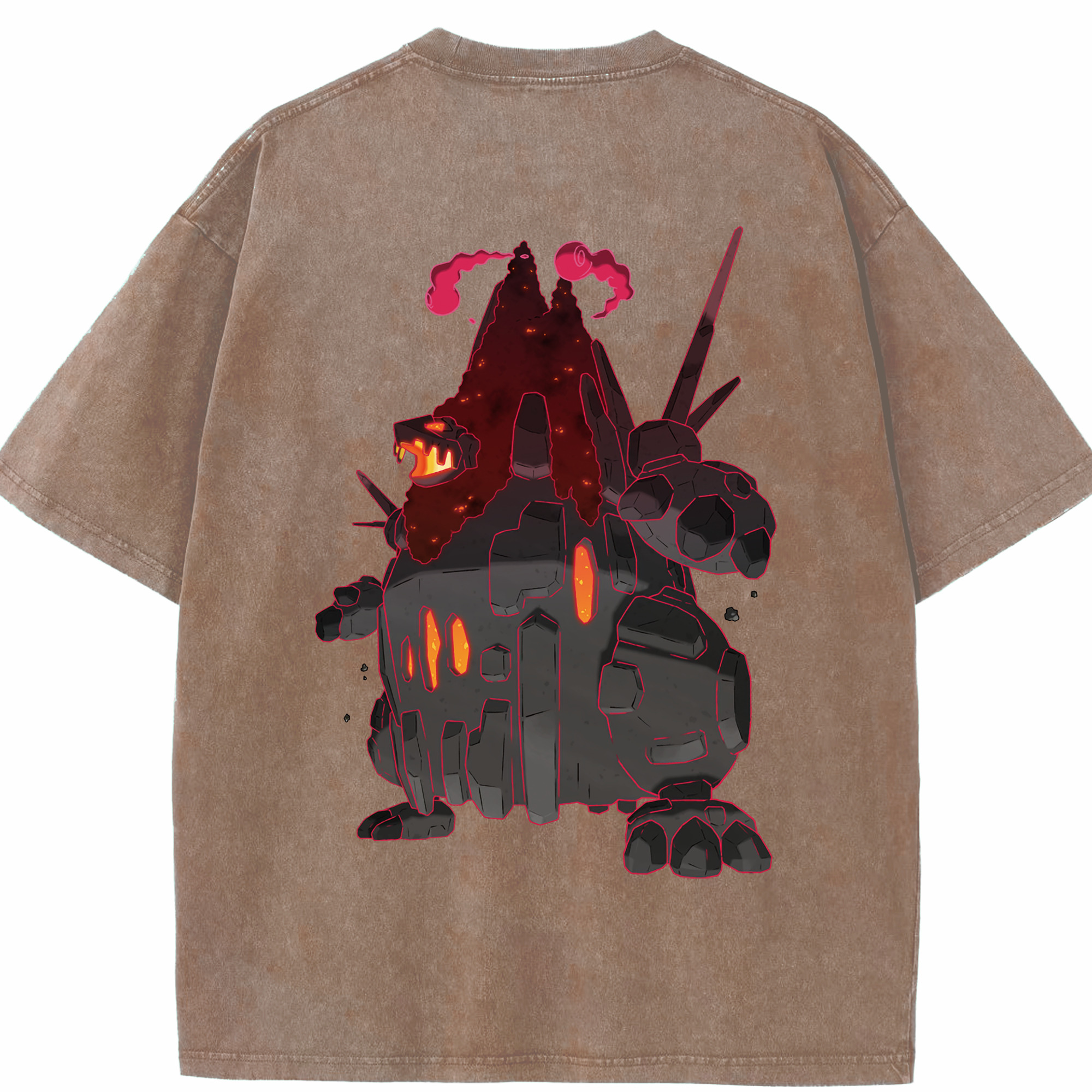 （画像用） ポケットモンスター Pokémon 綿100% ヴィンテージ風 半袖Tシャツ（背面プリント）