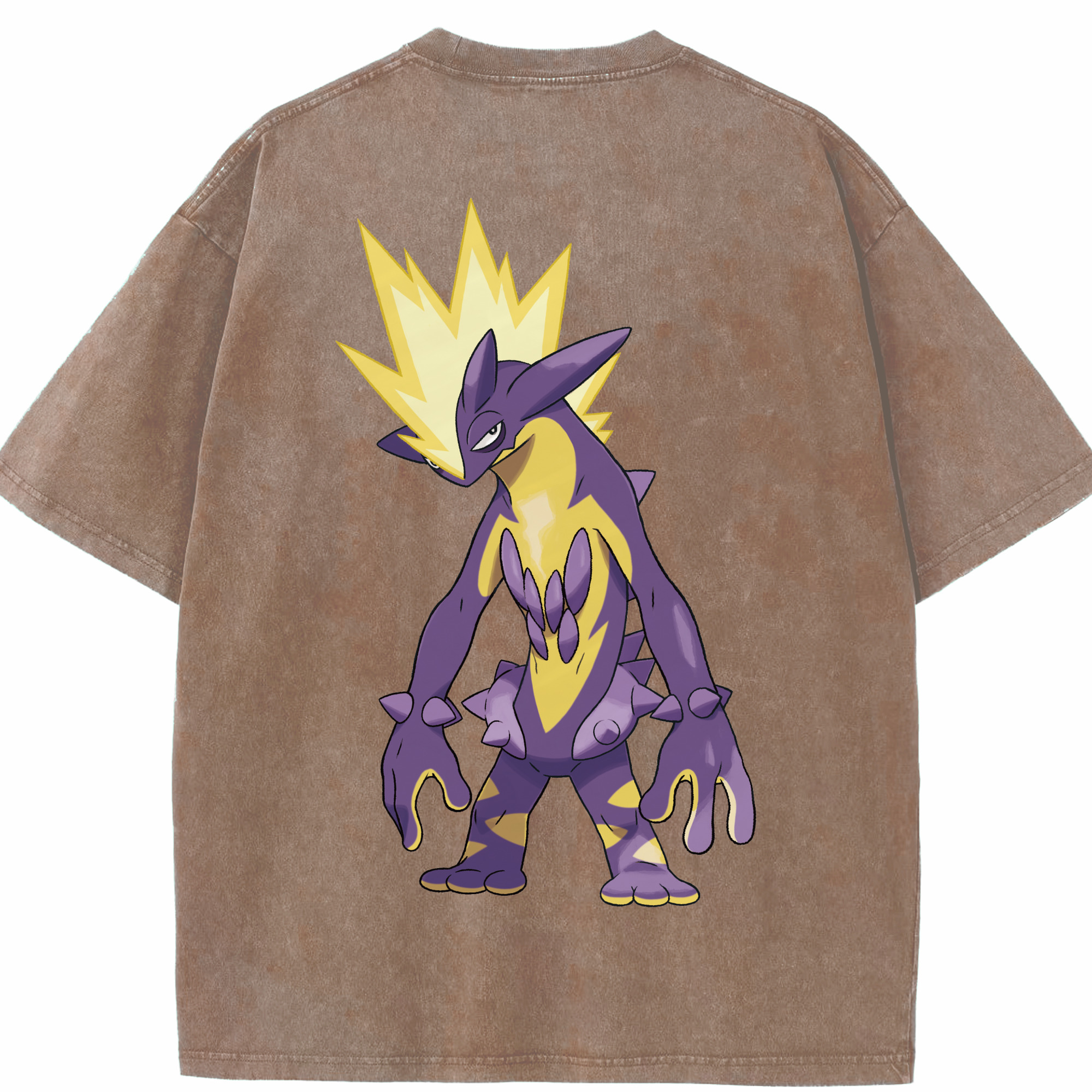 （画像用） ポケットモンスター Pokémon 綿100% ヴィンテージ風 半袖Tシャツ（背面プリント）