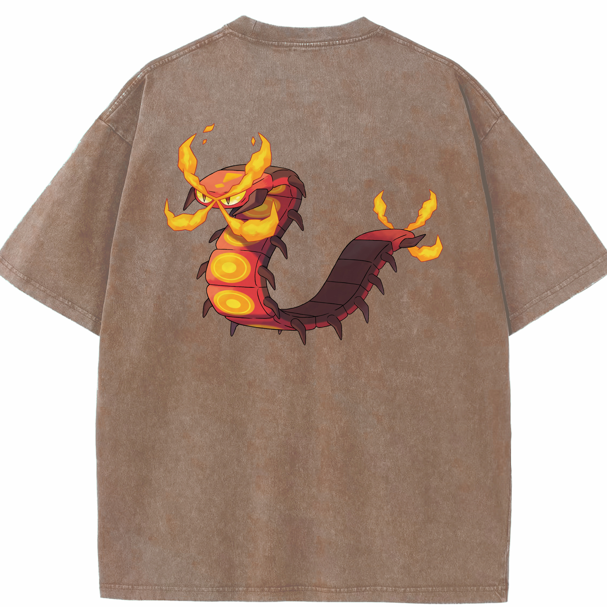 （画像用） ポケットモンスター Pokémon 綿100% ヴィンテージ風 半袖Tシャツ（背面プリント）