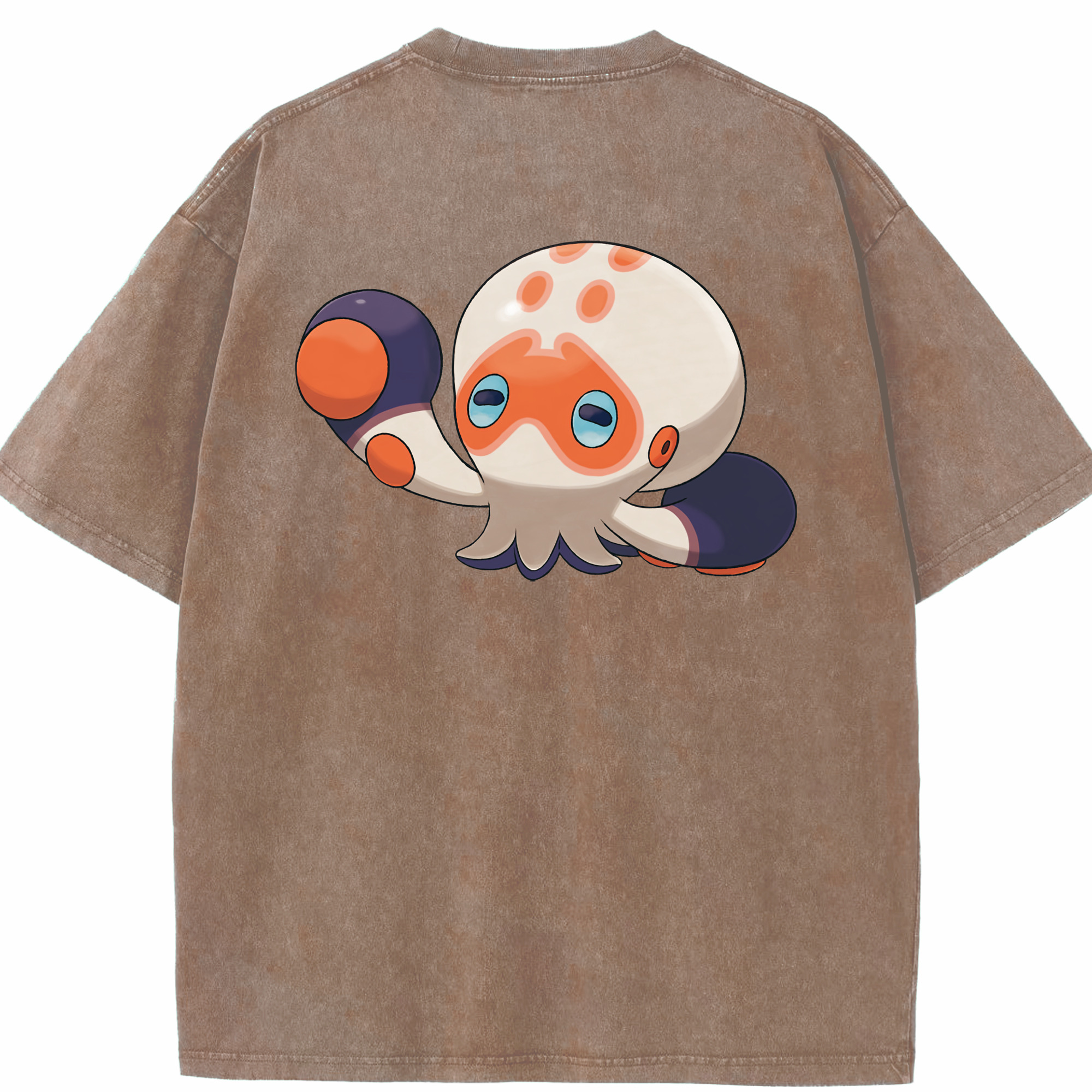 （画像用） ポケットモンスター Pokémon 綿100% ヴィンテージ風 半袖Tシャツ（背面プリント）