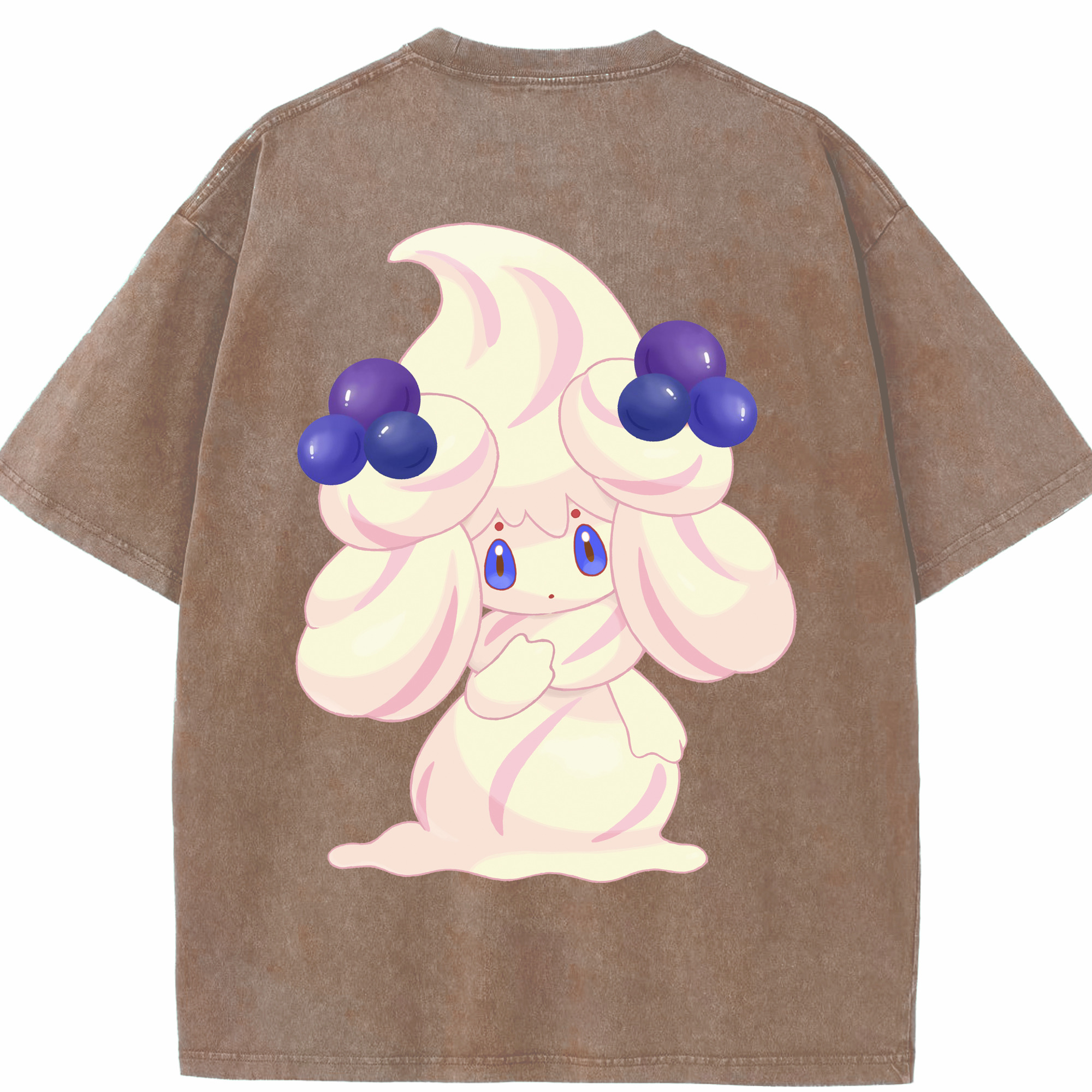 （画像用） ポケットモンスター Pokémon 綿100% ヴィンテージ風 半袖Tシャツ（背面プリント）