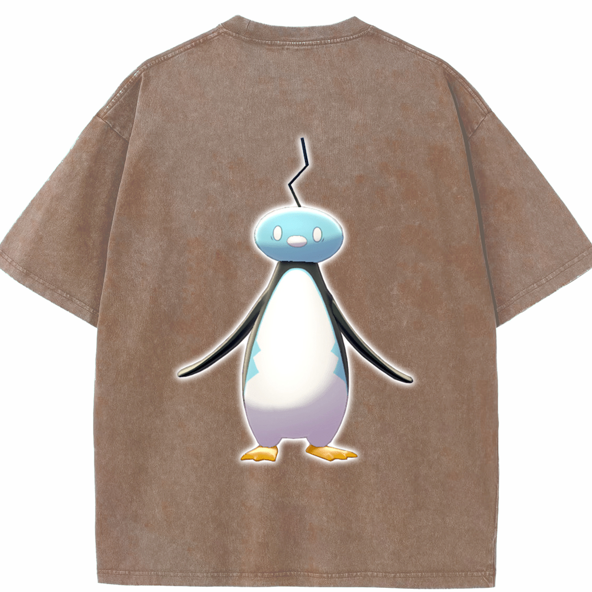 ポケットモンスター Pokémon 綿100% ヴィンテージ風 半袖Tシャツ（背面プリント）