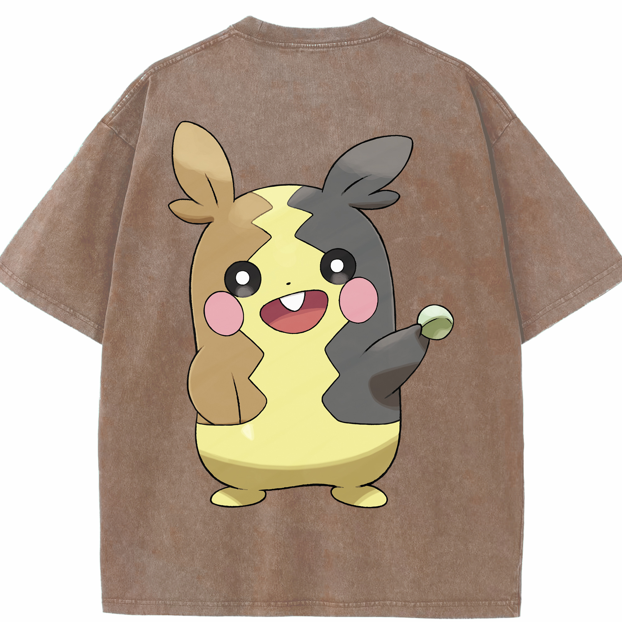 （画像用） ポケットモンスター Pokémon 綿100% ヴィンテージ風 半袖Tシャツ（背面プリント）