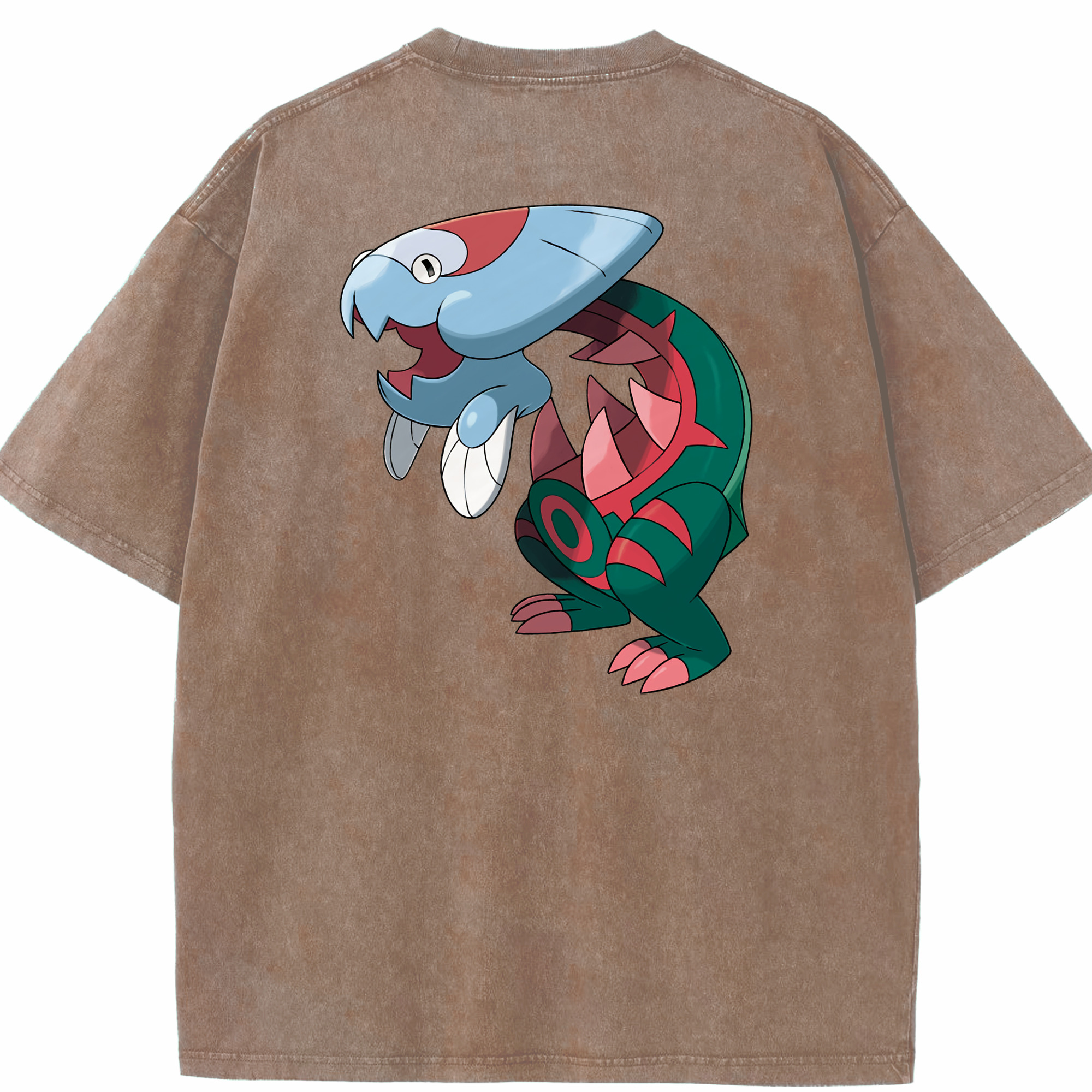 （画像用） ポケットモンスター Pokémon 綿100% ヴィンテージ風 半袖Tシャツ（背面プリント）
