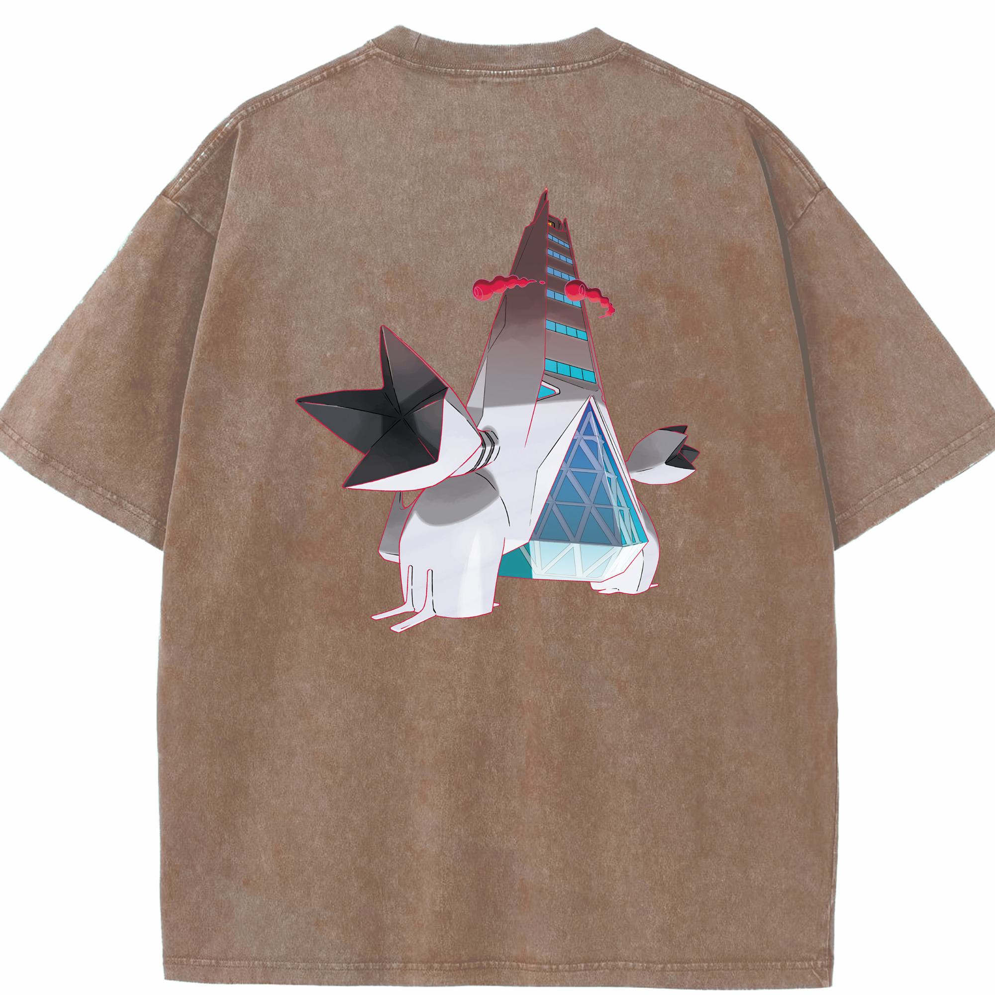 （画像用） ポケットモンスター Pokémon 綿100% ヴィンテージ風 半袖Tシャツ（背面プリント）
