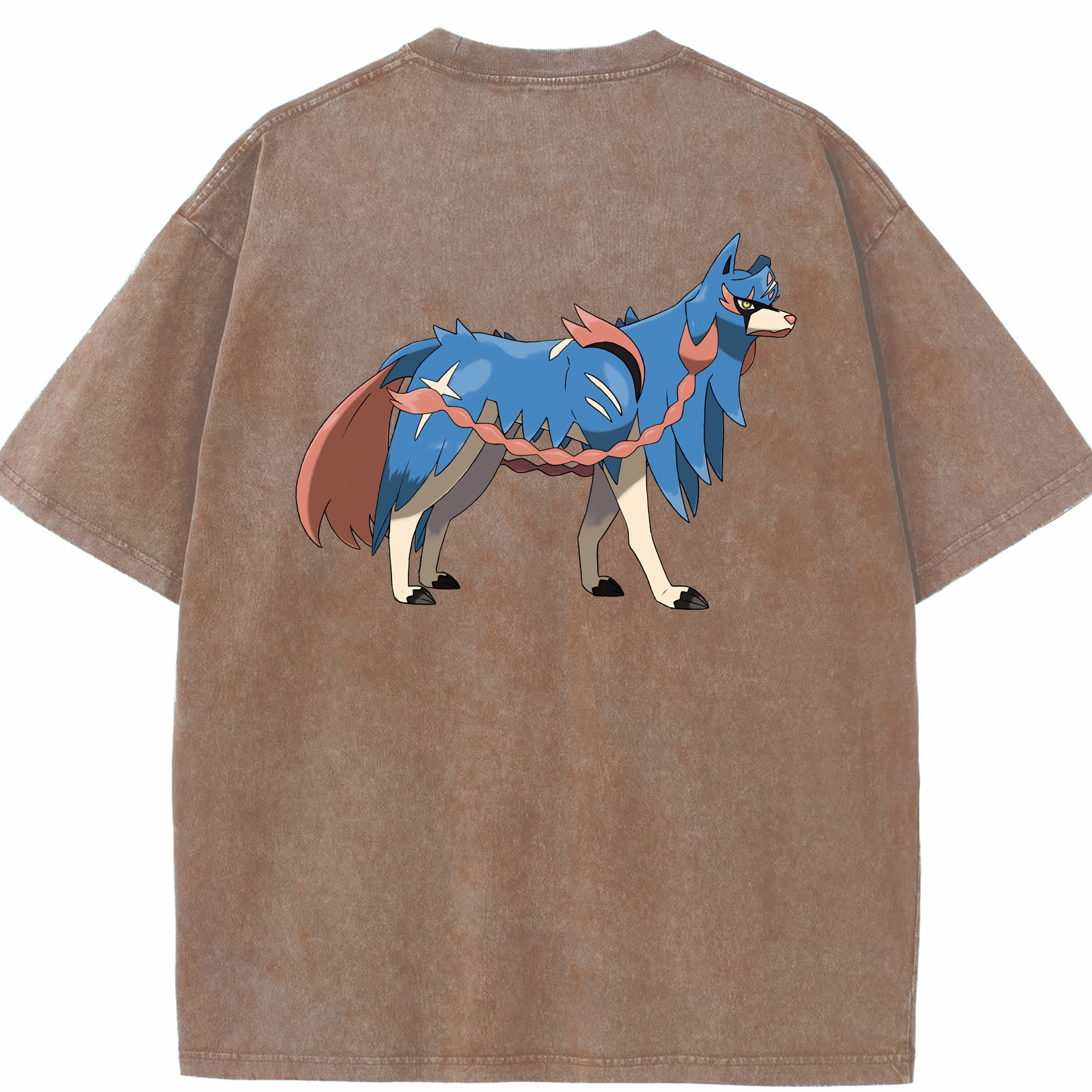 （画像用） ポケットモンスター Pokémon 綿100% ヴィンテージ風 半袖Tシャツ（背面プリント）