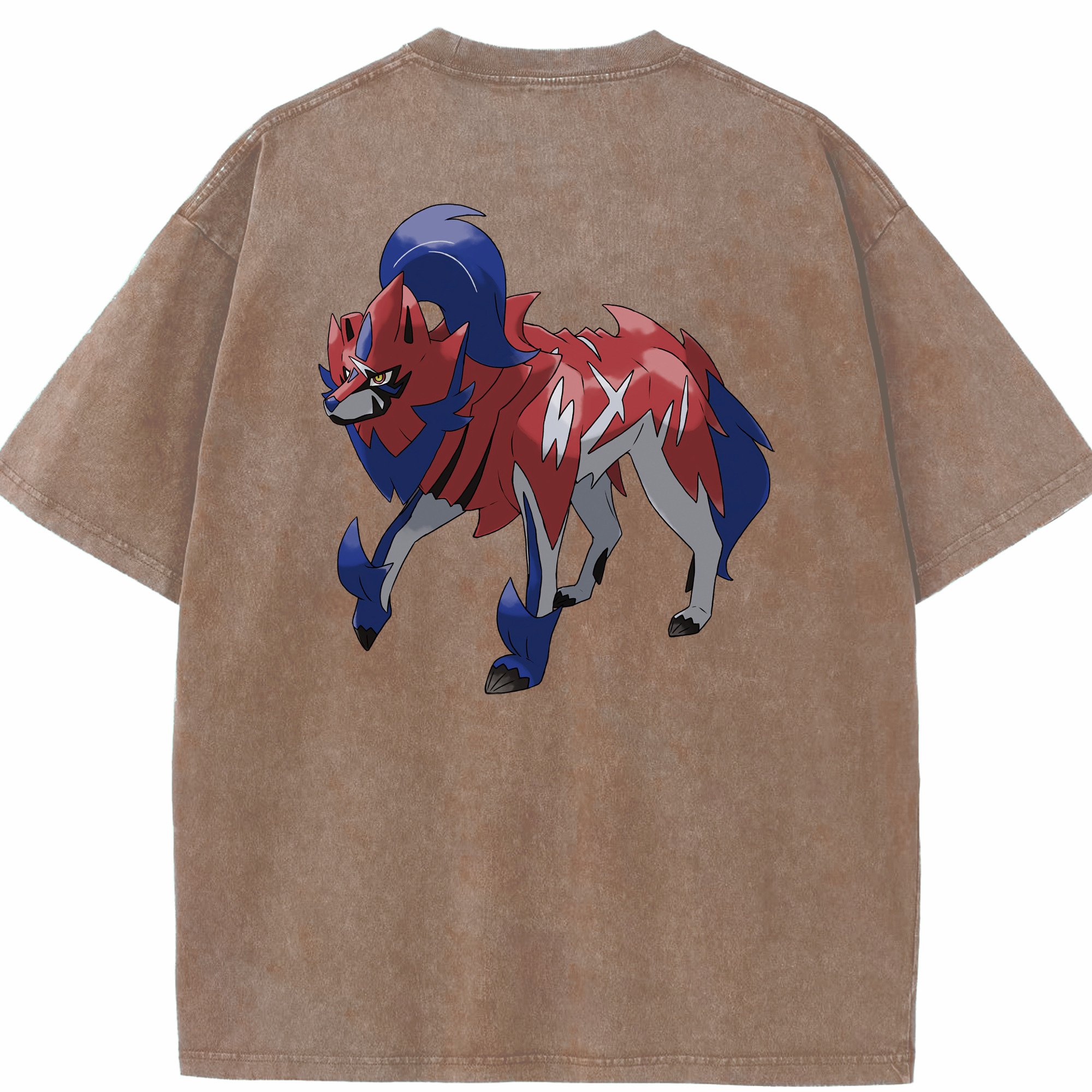 （画像用） ポケットモンスター Pokémon 綿100% ヴィンテージ風 半袖Tシャツ（背面プリント）