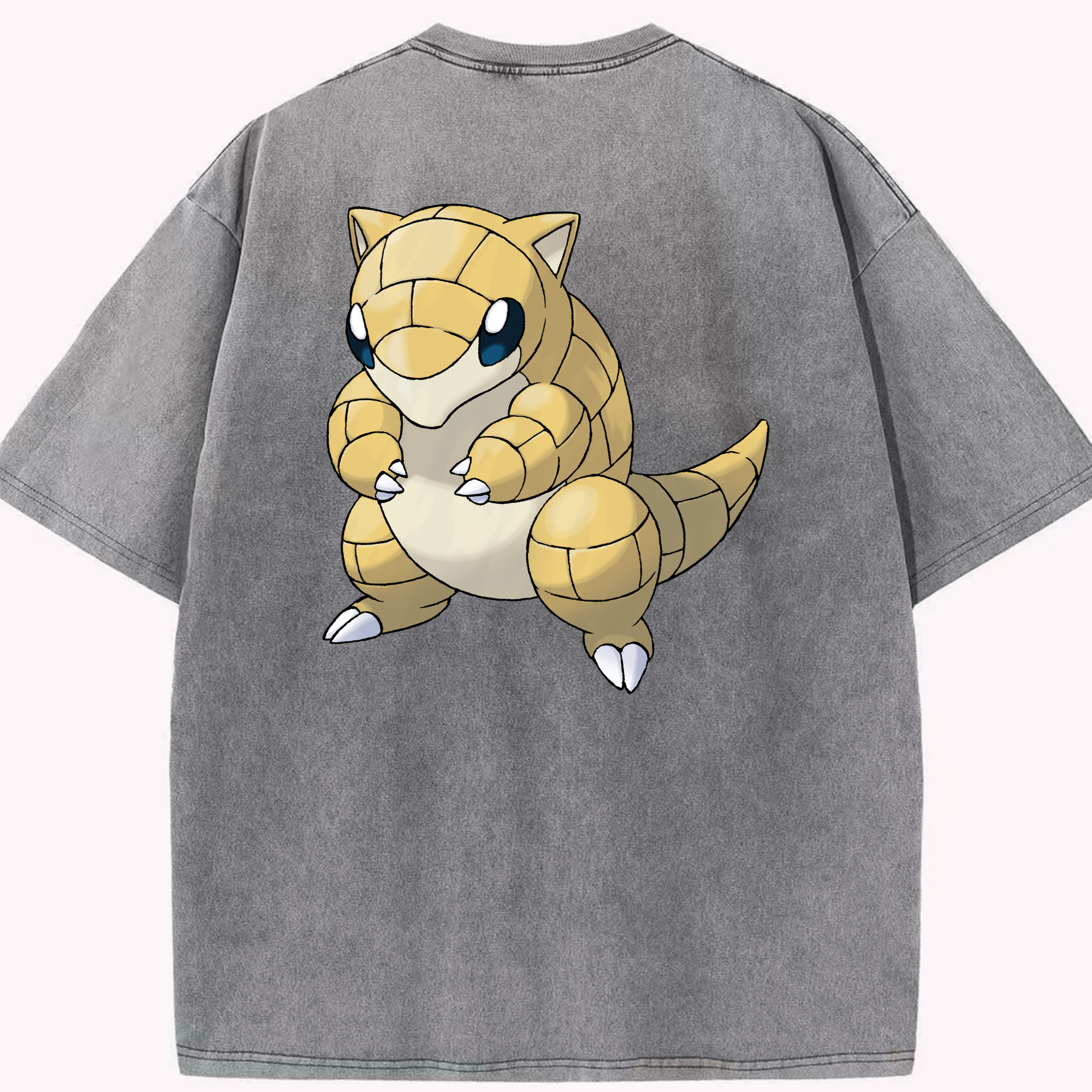 （画像用） ポケットモンスター Pokémon 綿100% ヴィンテージ風 半袖Tシャツ（背面プリント）