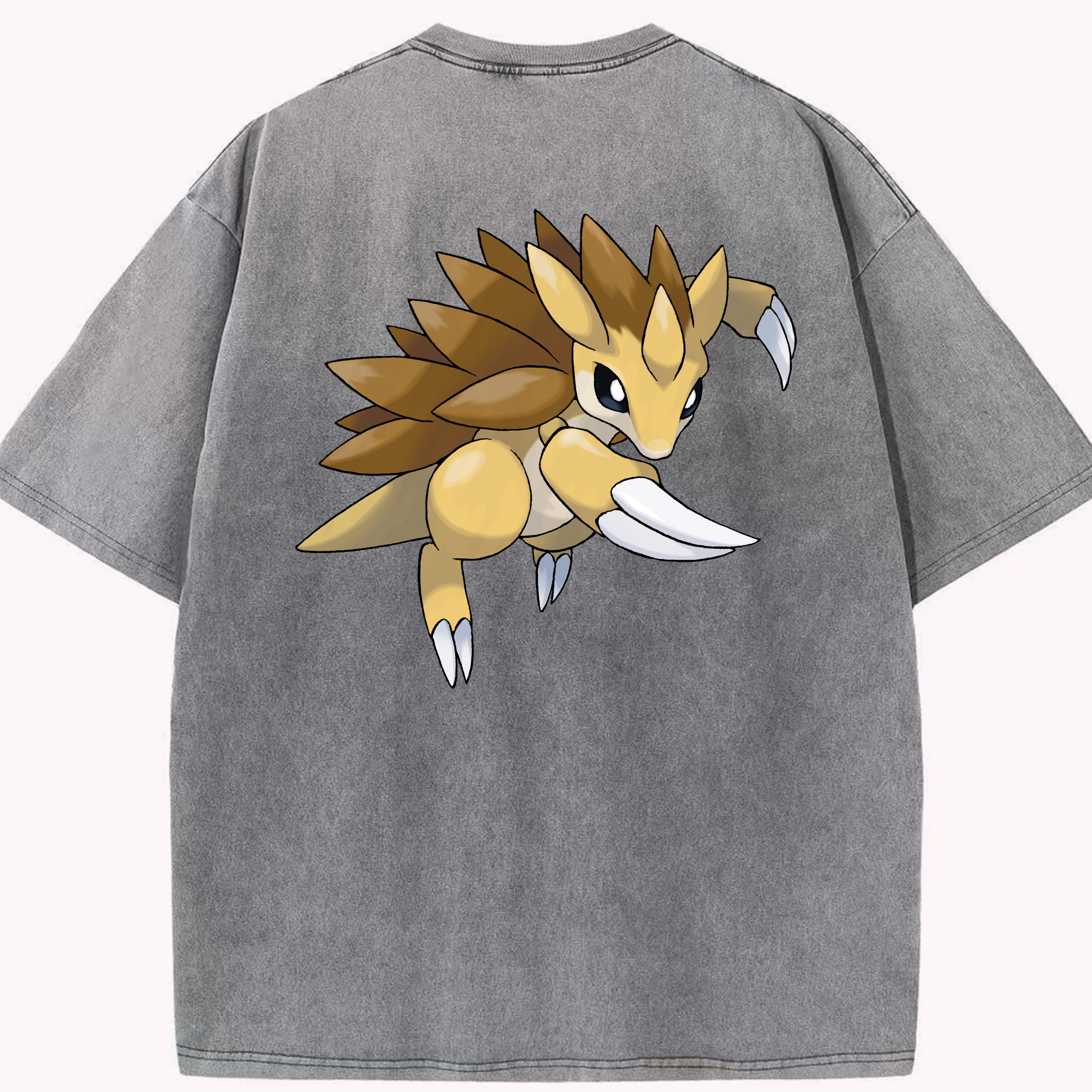 （画像用） ポケットモンスター Pokémon 綿100% ヴィンテージ風 半袖Tシャツ（背面プリント）