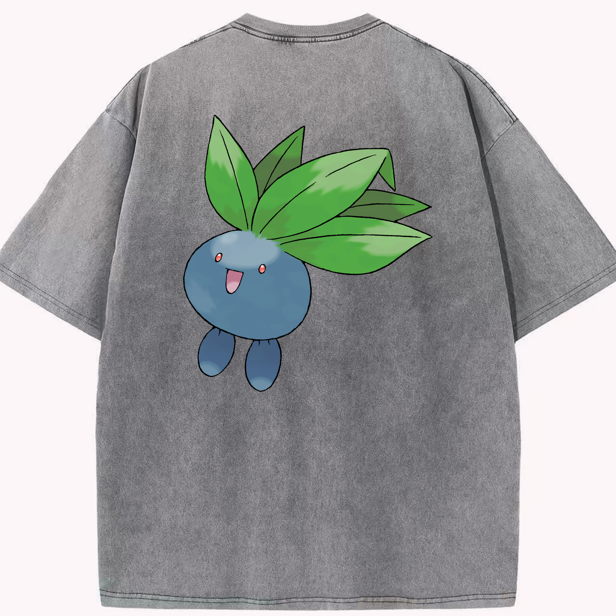 （画像用） ポケットモンスター Pokémon 綿100% ヴィンテージ風 半袖Tシャツ（背面プリント）