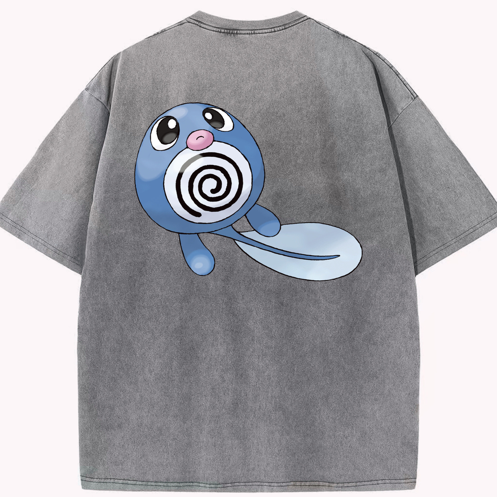 （画像用） ポケットモンスター Pokémon 綿100% ヴィンテージ風 半袖Tシャツ（背面プリント）