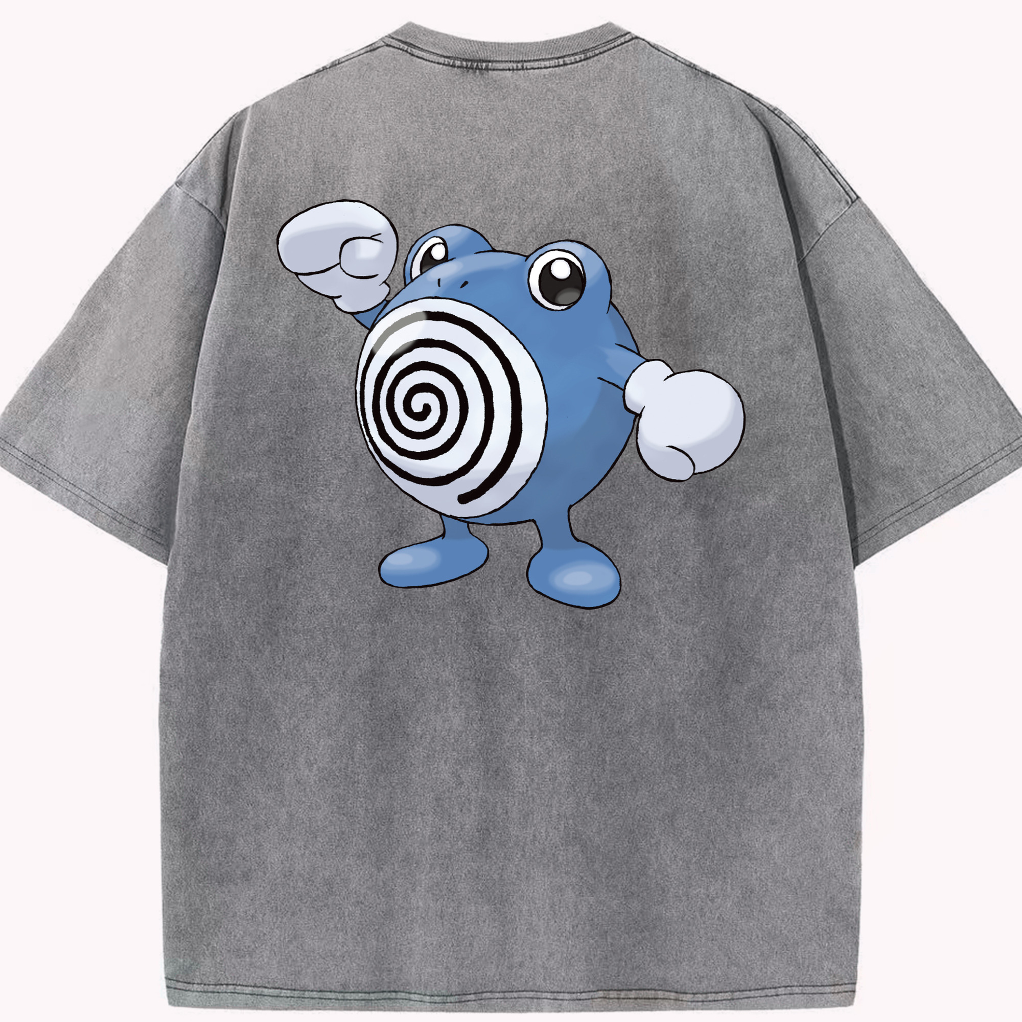 （画像用） ポケットモンスター Pokémon 綿100% ヴィンテージ風 半袖Tシャツ（背面プリント）