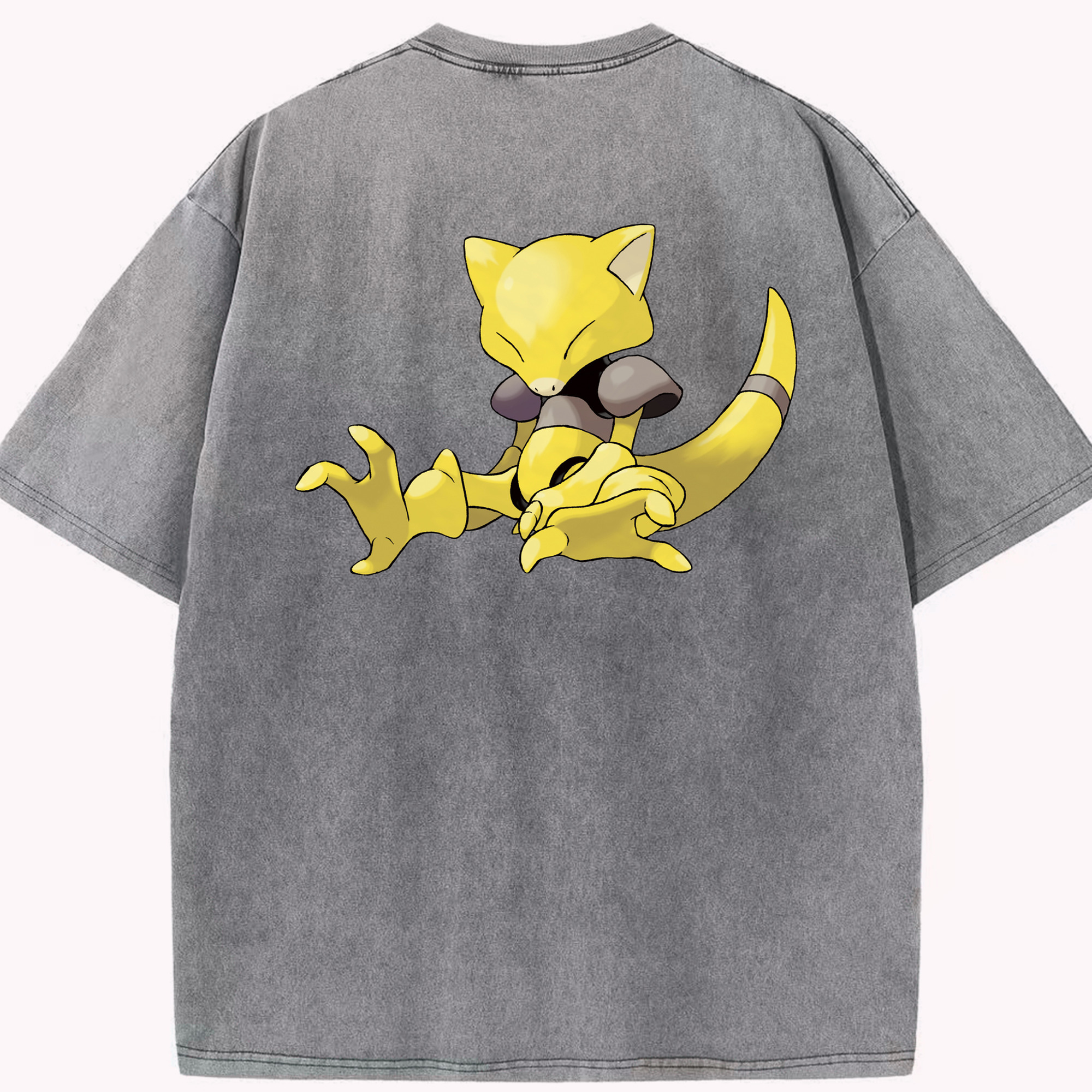 （画像用） ポケットモンスター Pokémon 綿100% ヴィンテージ風 半袖Tシャツ（背面プリント）