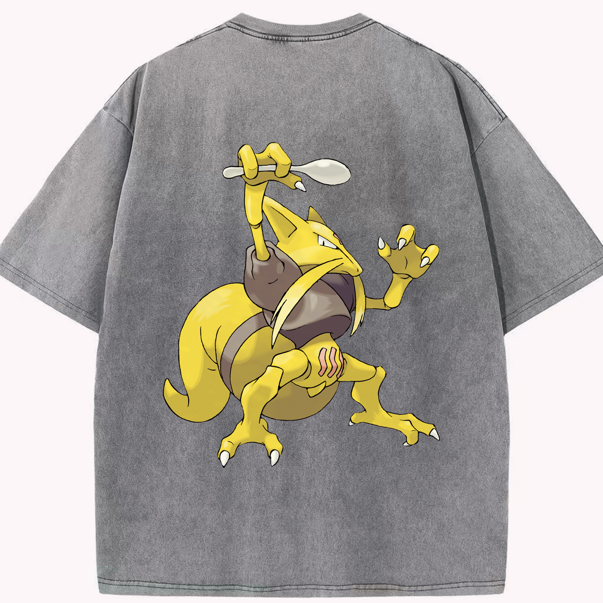 （画像用） ポケットモンスター Pokémon 綿100% ヴィンテージ風 半袖Tシャツ（背面プリント）
